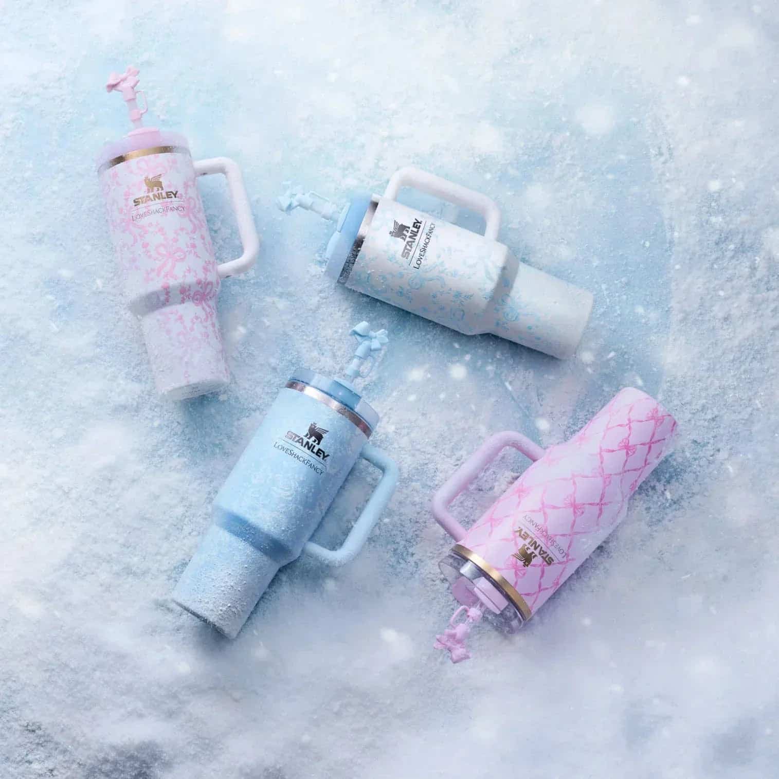 Stanley The Quencher “Lovesackfancy” Koleksiyonu | 1.18L – Pink Peppermint - Sneaker Türkiye