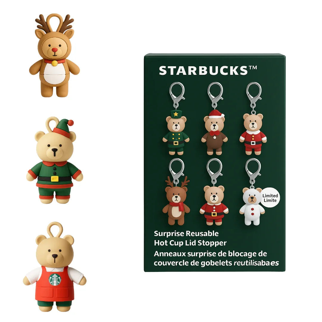 Starbucks Bearista Anahtarlık – 2025 Yılbaşı Koleksiyonu - Sneaker Türkiye