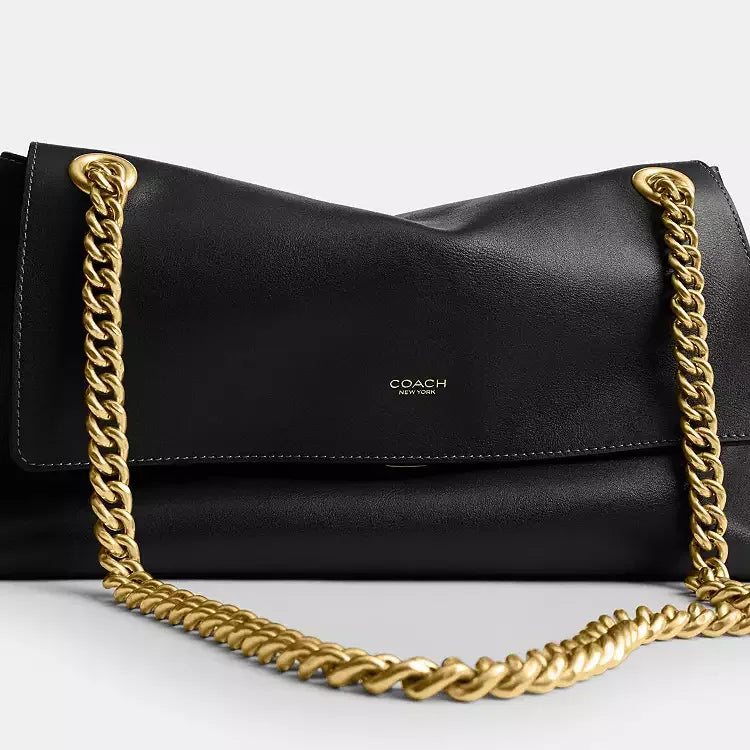 Coach Chelsea Shoulder Bag 30 – Brass/Black - Sneaker Türkiye