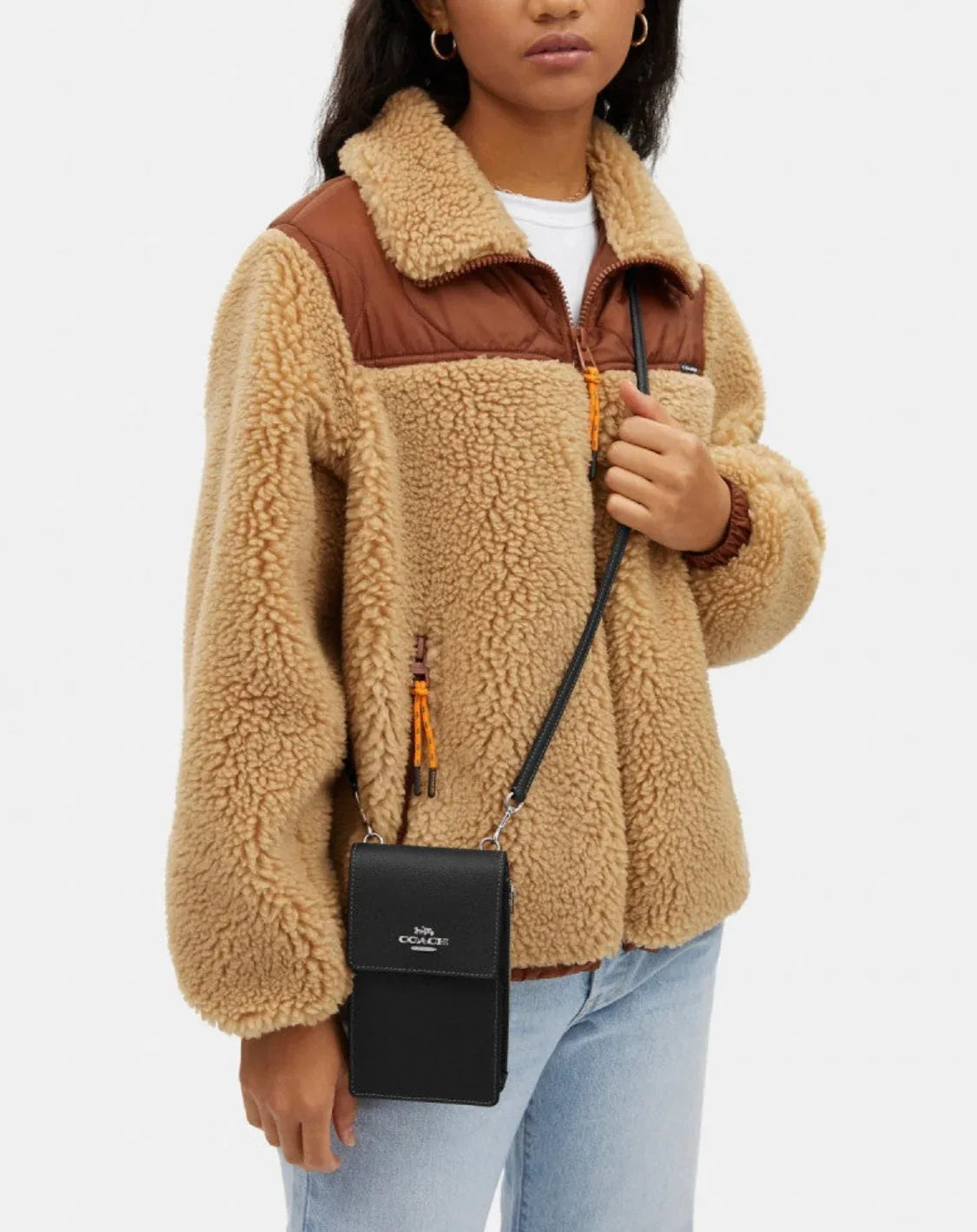 Coach North South Phone Crossbody Leather Bag - Sneaker Türkiye