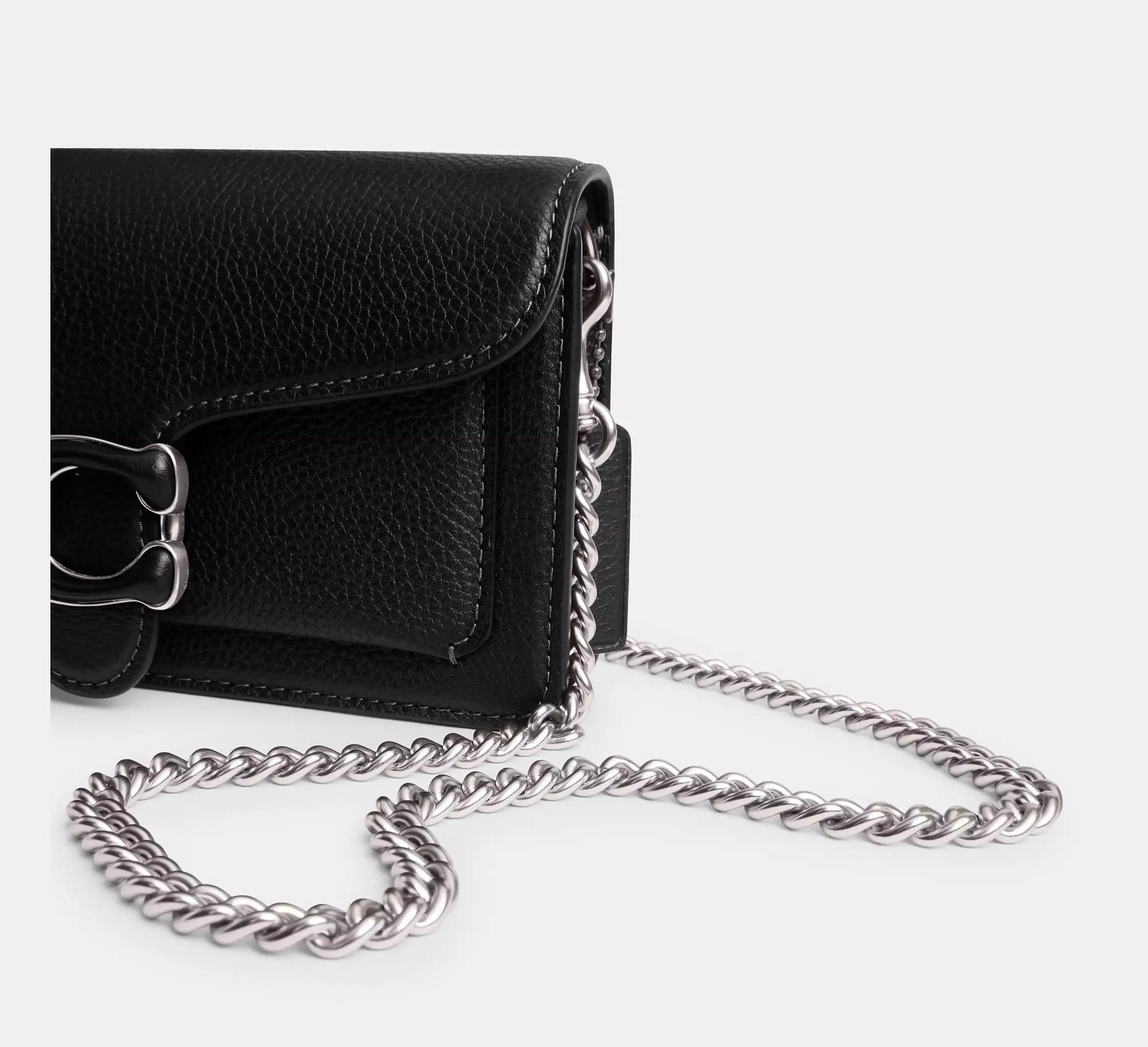 Coach Crossbody Chain Strap – Mixed Material/Silver - Sneaker Türkiye