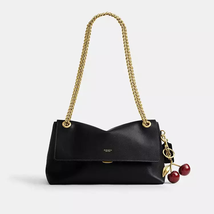Coach Chelsea Shoulder Bag 30 – Brass/Black - Sneaker Türkiye