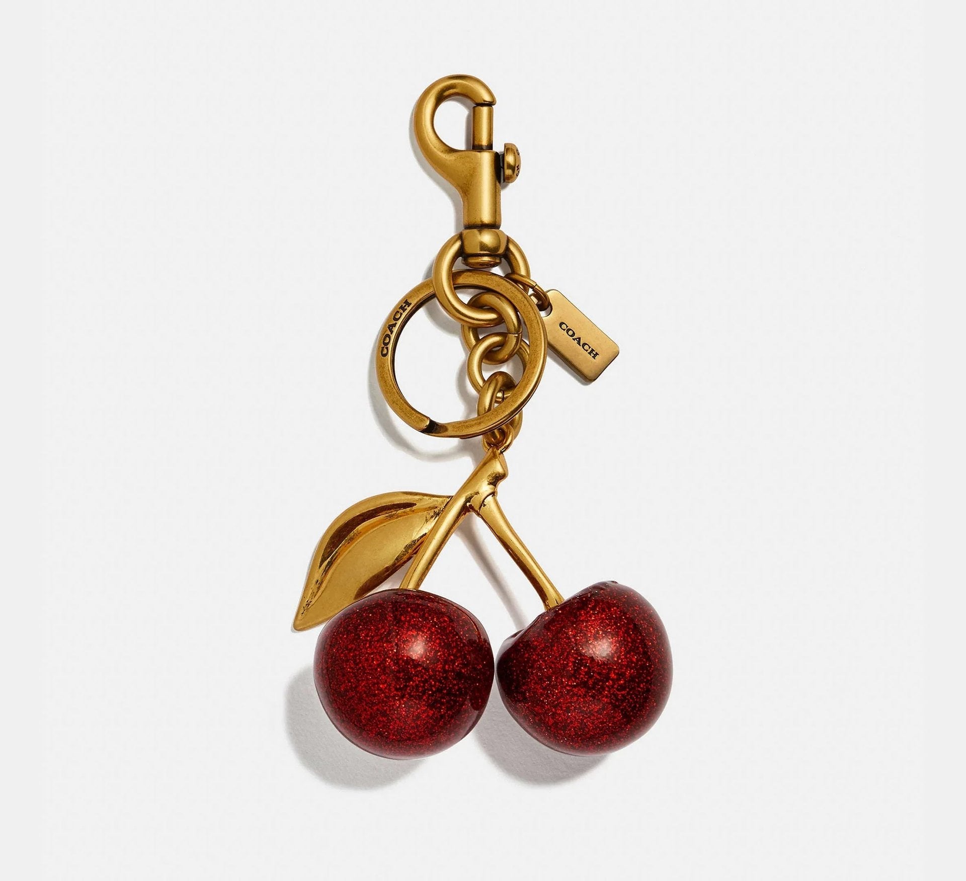 Coach Cherry Bag Charm – Brass/Red Apple - Sneaker Türkiye