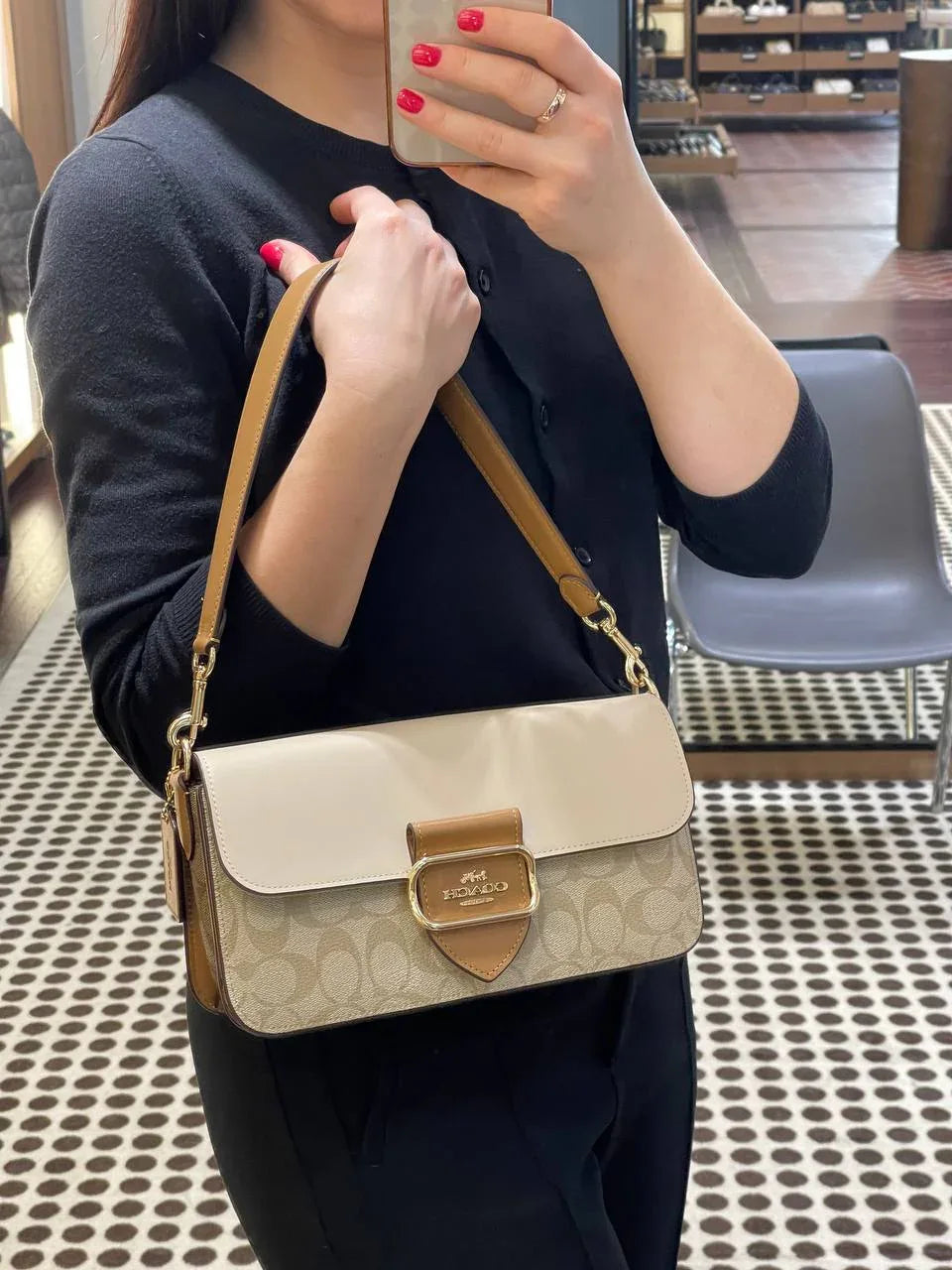 Coach Morgan Shoulder Leather Bag - Sneaker Türkiye