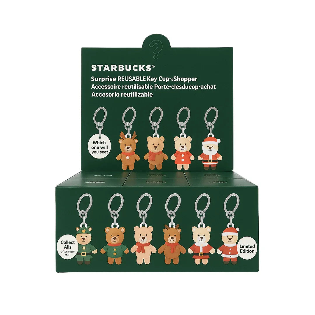 Starbucks Bearista Anahtarlık – 2025 Yılbaşı Koleksiyonu - Sneaker Türkiye