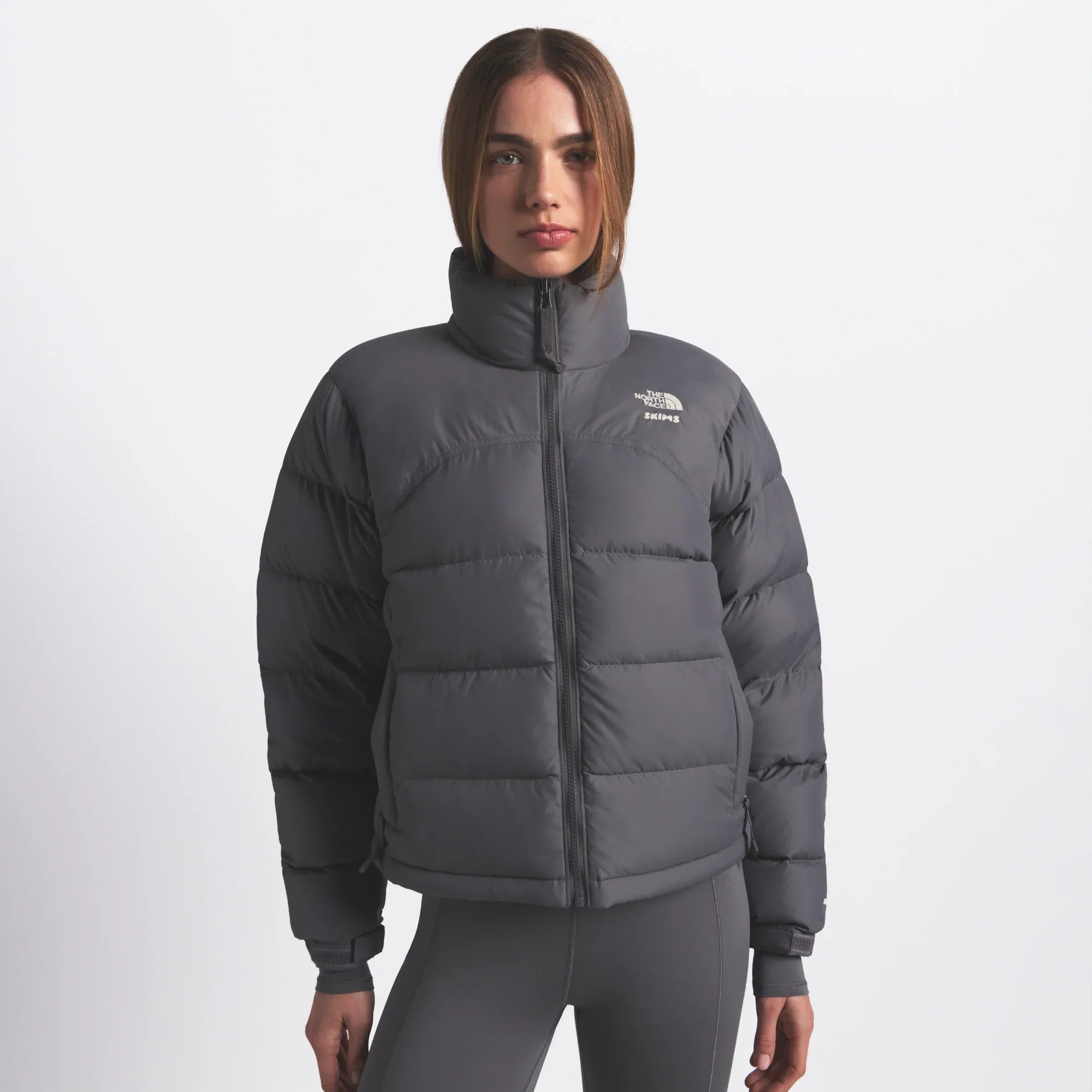 THE NORTH FACE X SKIMS 2000 RETRO NUPTSE JACKET | GUNMETAL - Sneaker Türkiye
