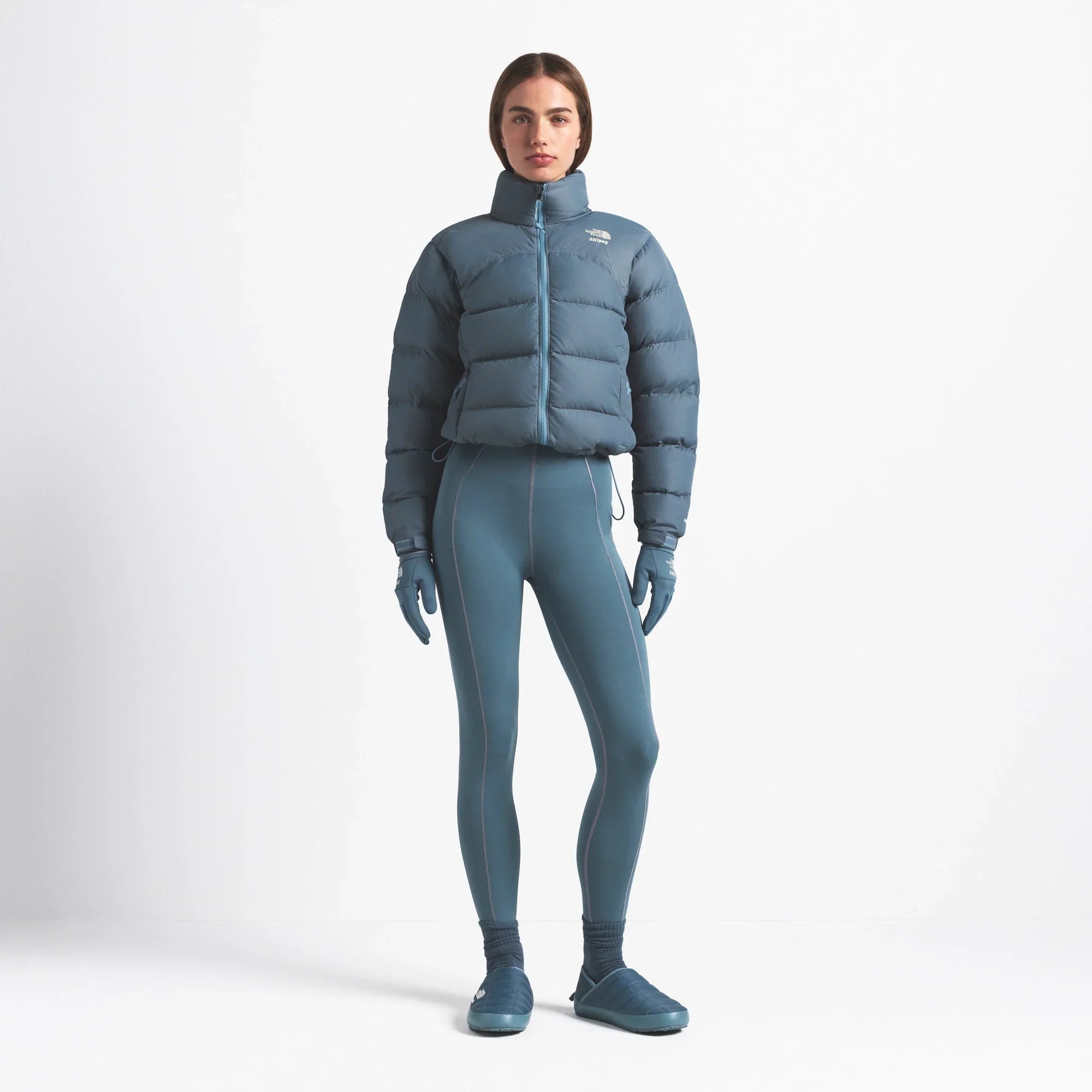 THE NORTH FACE X SKIMS 2000 RETRO NUPTSE JACKET | KYANITE - Sneaker Türkiye