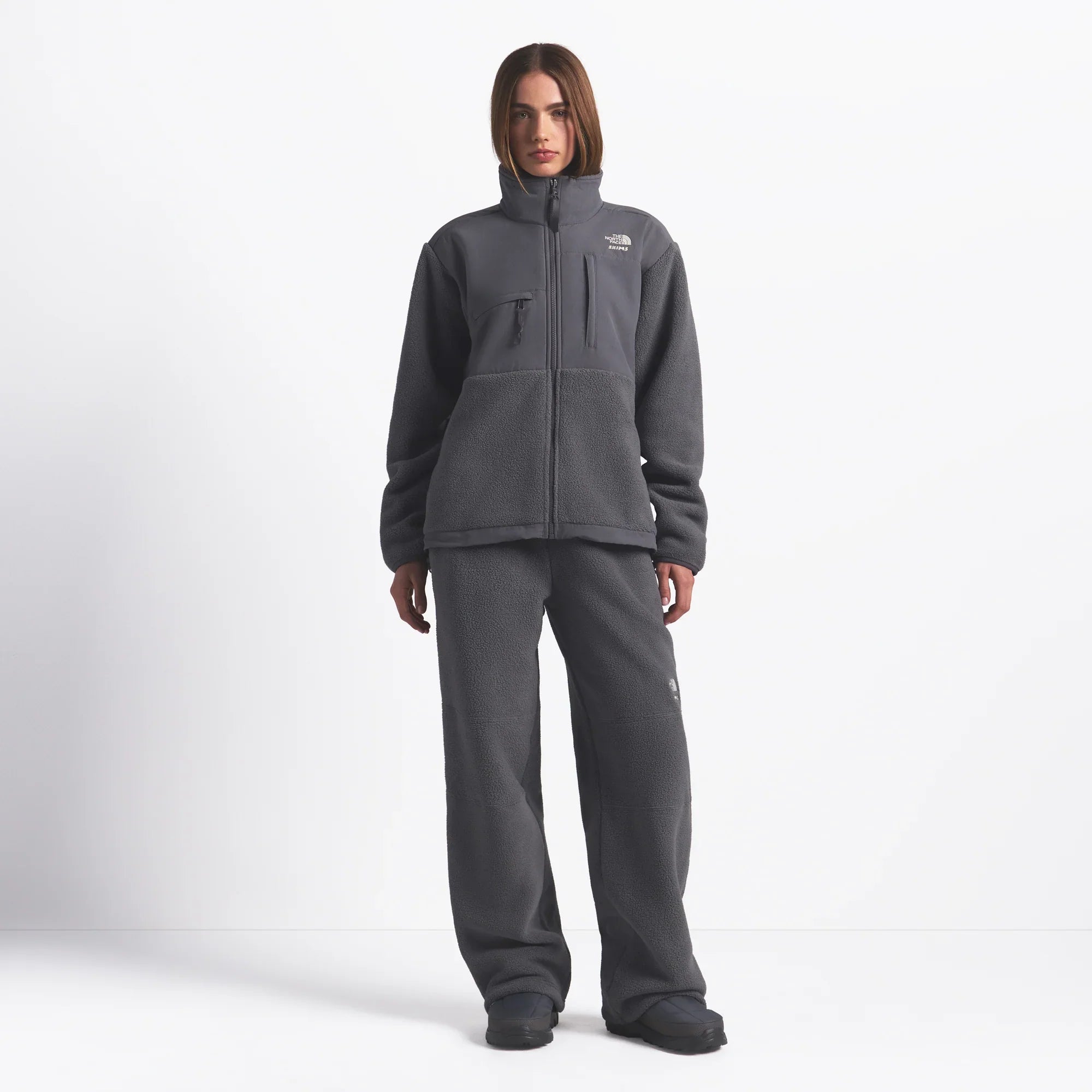 THE NORTH FACE X SKIMS 1995 DENALI FLEECE JACKET | GUNMETAL - Sneaker Türkiye