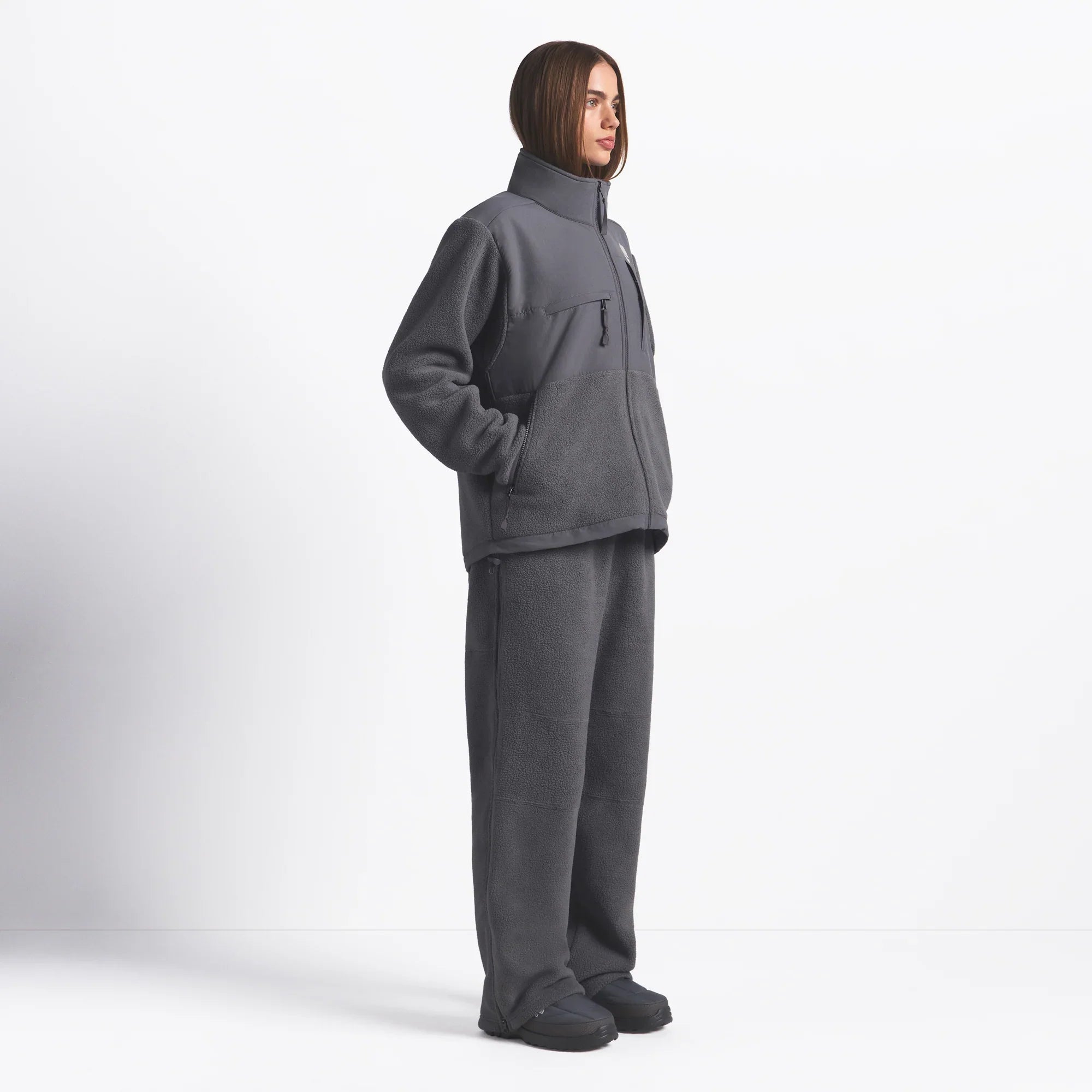 THE NORTH FACE X SKIMS 1995 DENALI FLEECE JACKET | GUNMETAL - Sneaker Türkiye