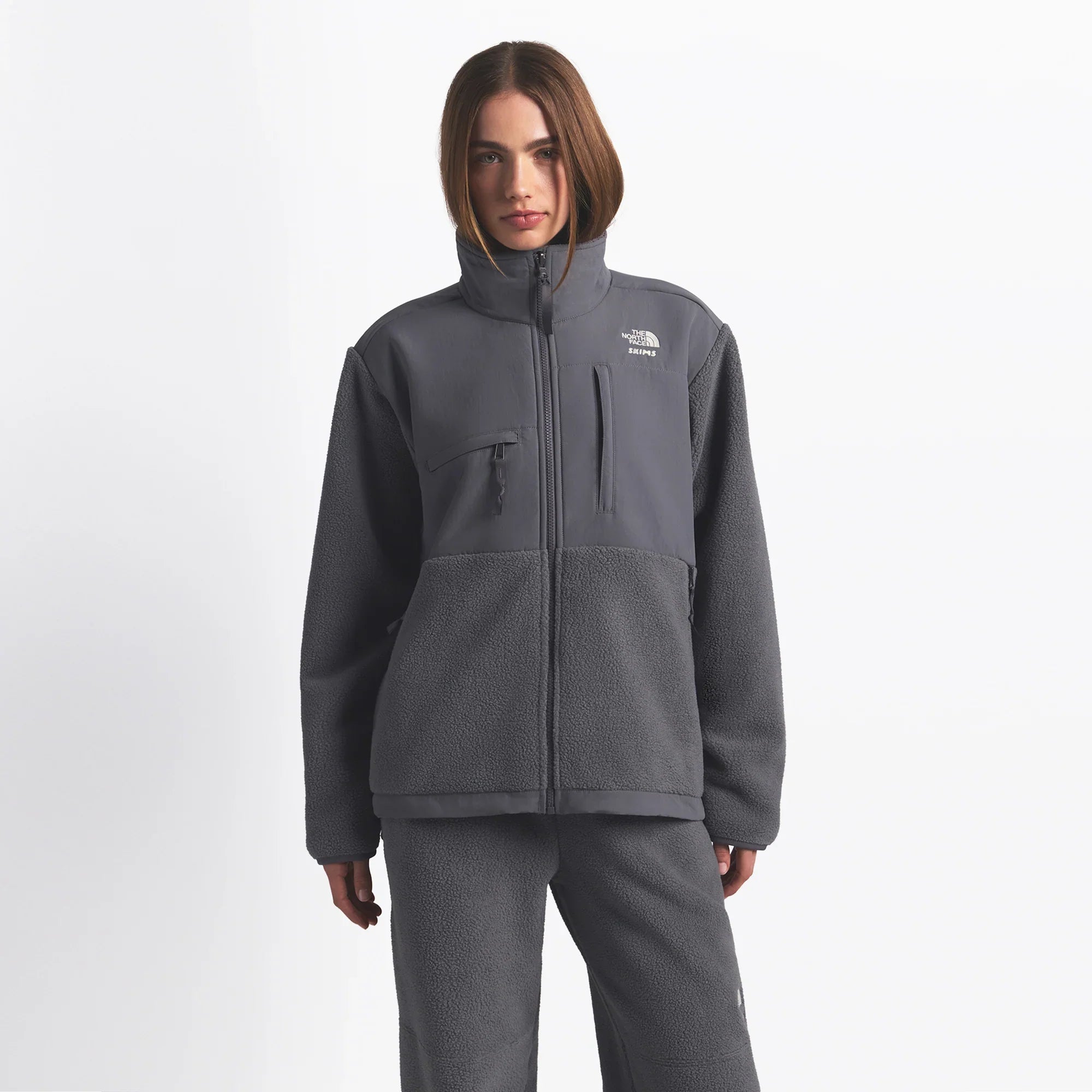 THE NORTH FACE X SKIMS 1995 DENALI FLEECE JACKET | GUNMETAL - Sneaker Türkiye