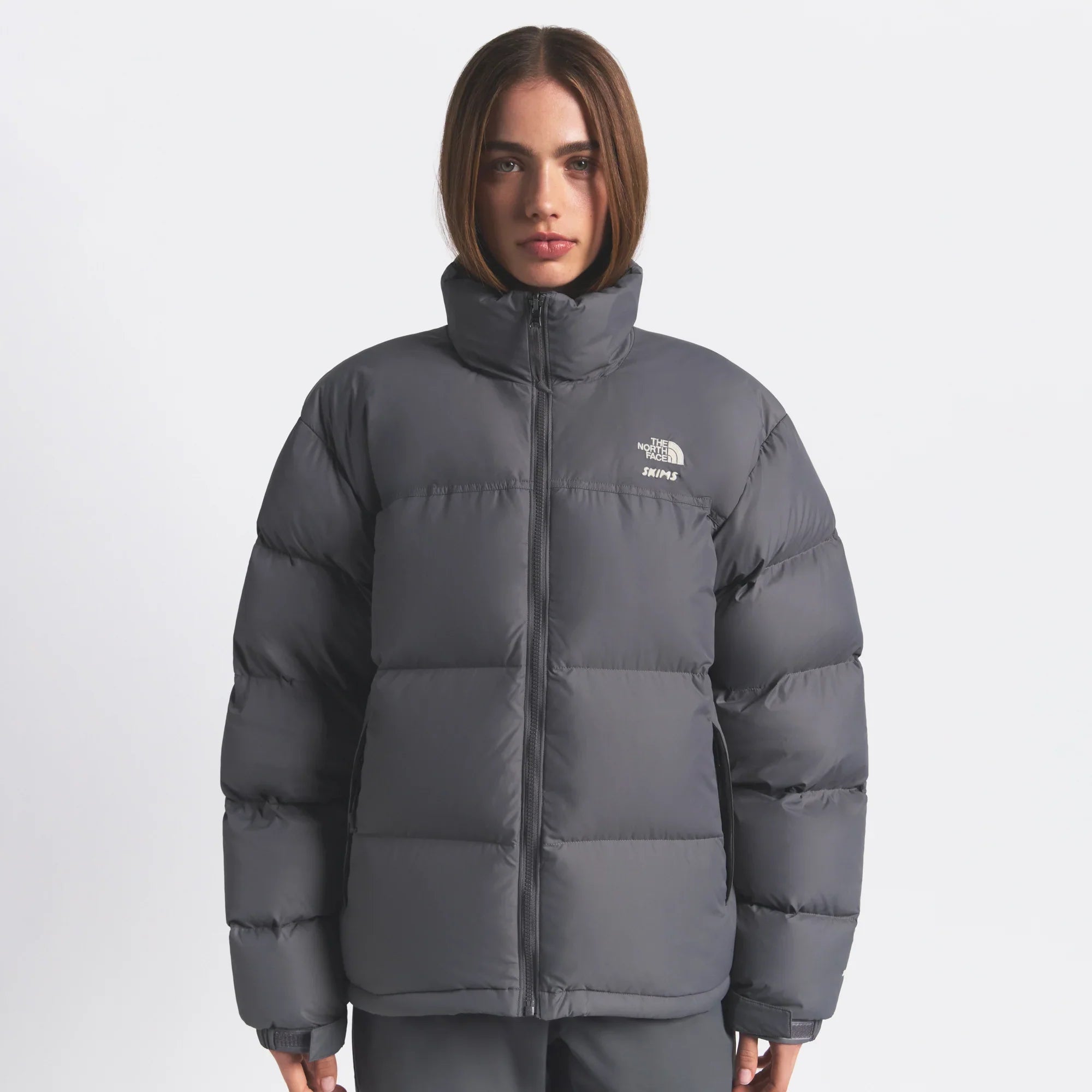 THE NORTH FACE X SKIMS 1996 NUPTSE JACKET | GUNMETAL - Sneaker Türkiye