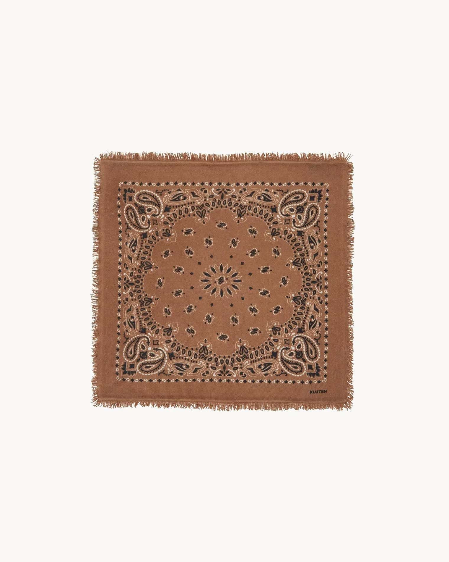 KUJTEN Small Bandana Hachi Caramelo Brown – Bandana - Sneaker Türkiye