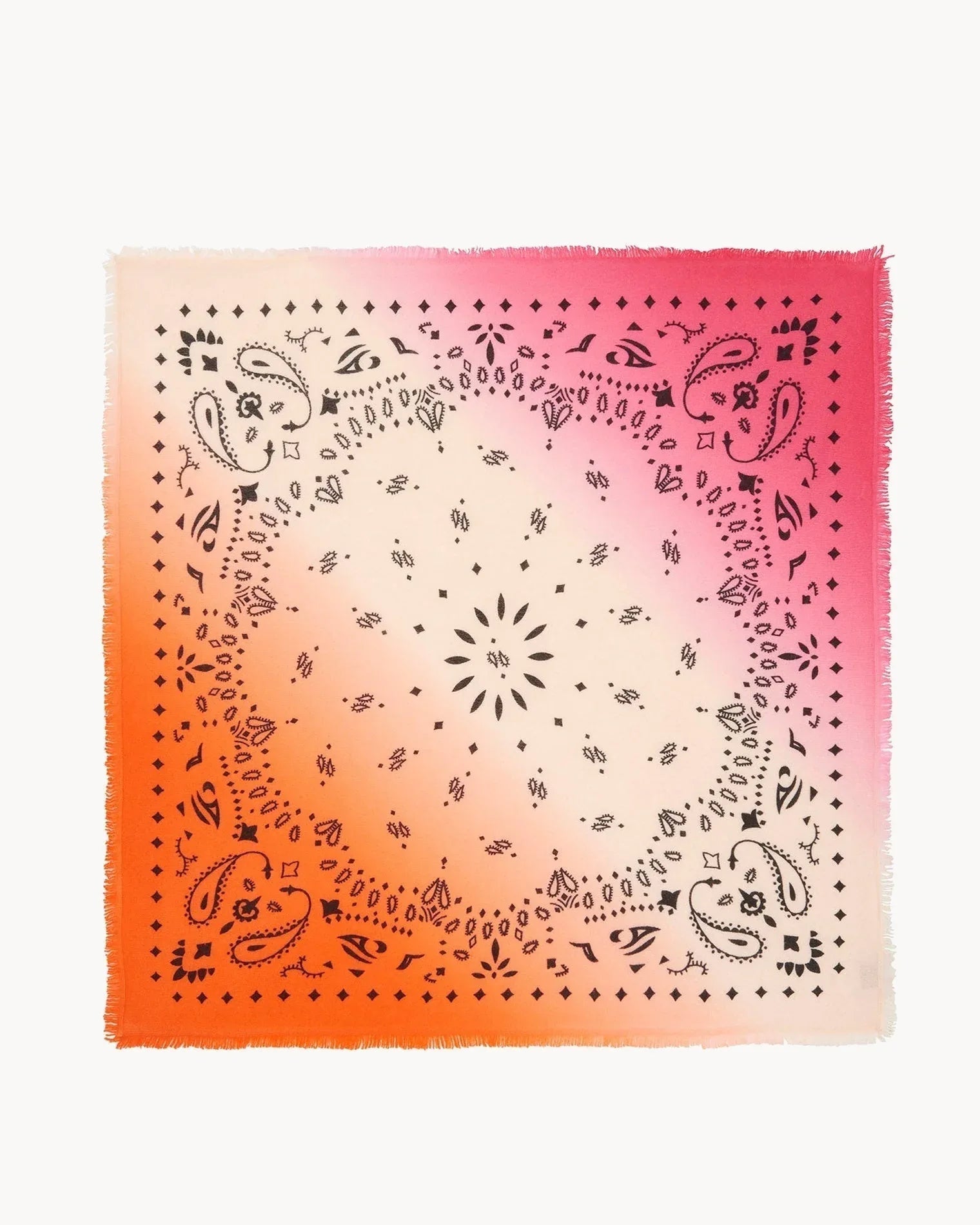 KUJTEN Bandana Hachiko Dip Dye Fluorescent Pink – Bandana - Sneaker Türkiye