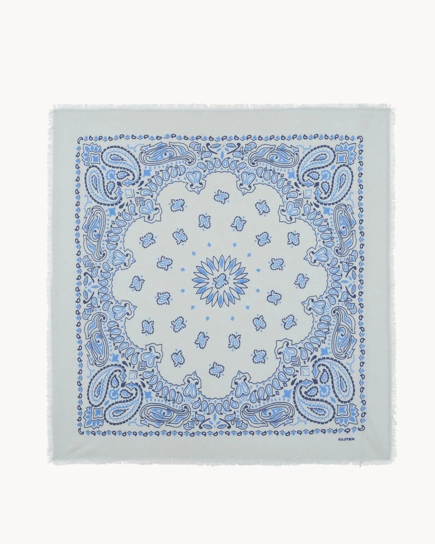 KUJTEN Large Bandana Hachiko Bico Silver Blue – Bandana - Sneaker Türkiye