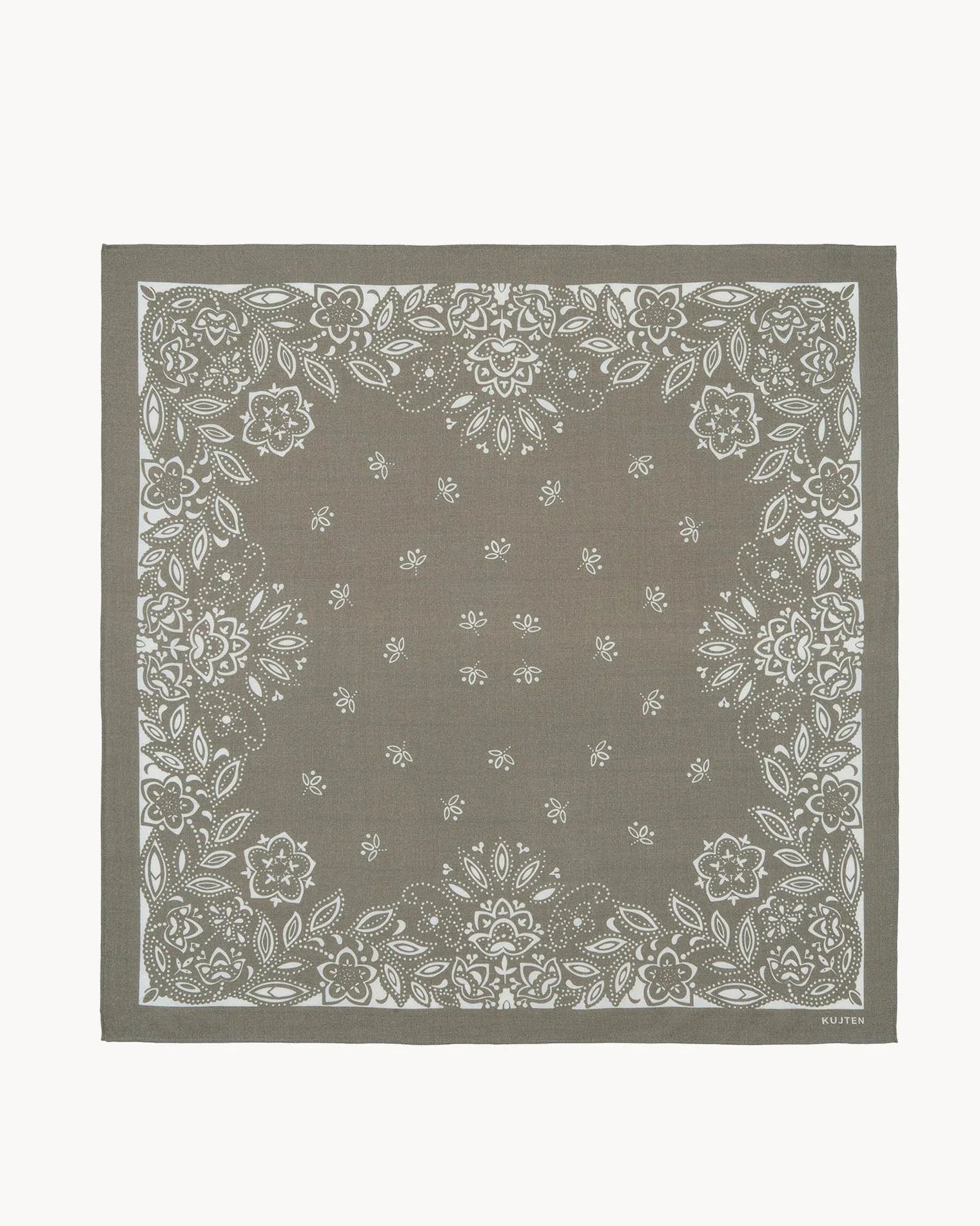 KUJTEN Large Bandana Helia Marl Khaki – Bandana - Sneaker Türkiye