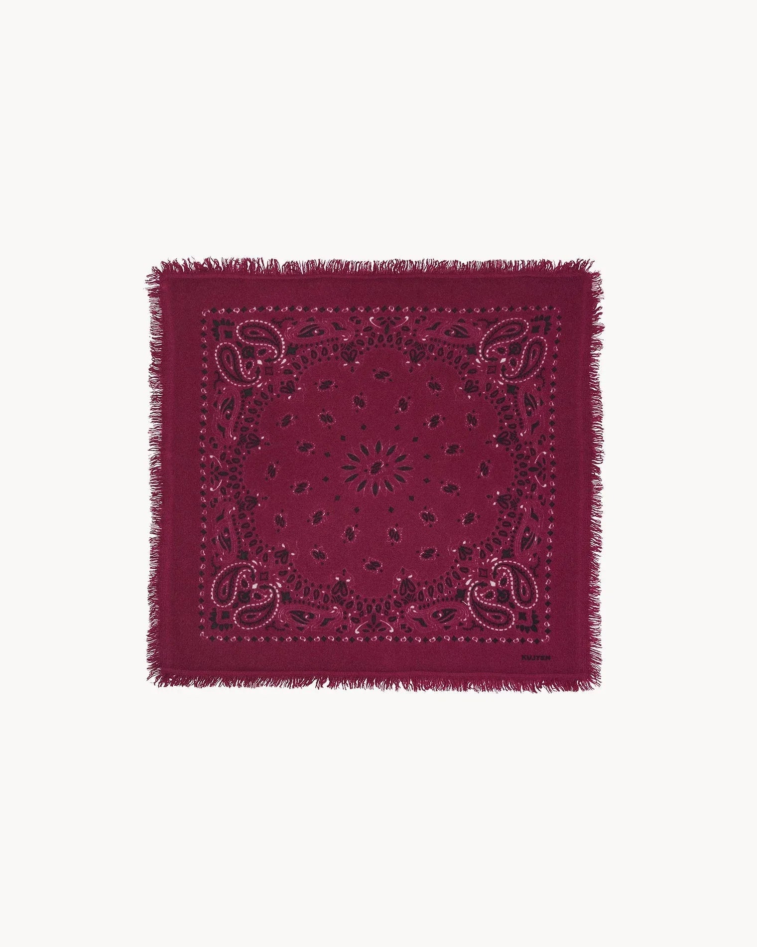 KUJTEN Small Bandana Hachi Bico Marl Wine Red – Bandana - Sneaker Türkiye