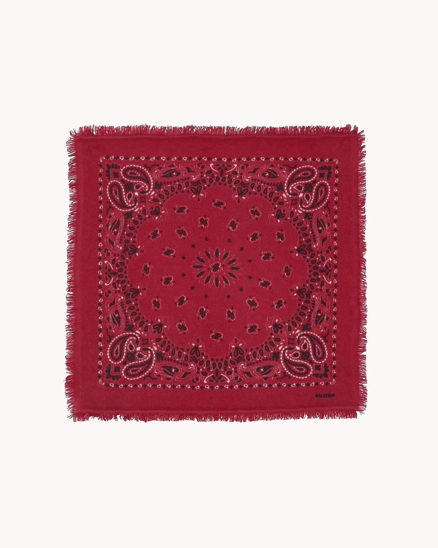 KUJTEN Small Bandana Hachi Bico Red – Bandana - Sneaker Türkiye