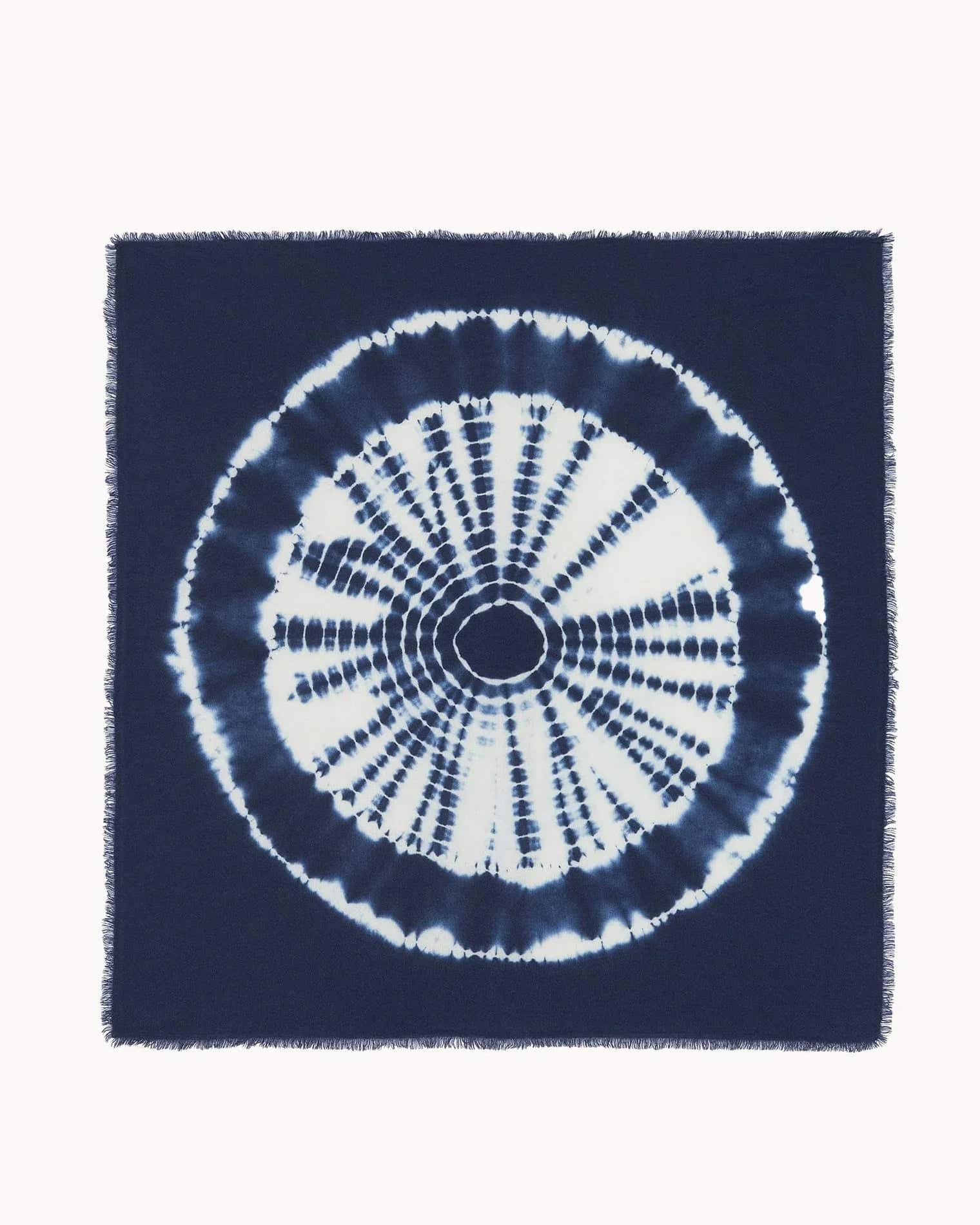 KUJTEN Large Bandana Hachiko Circle Indigo Blue – Bandana - Sneaker Türkiye