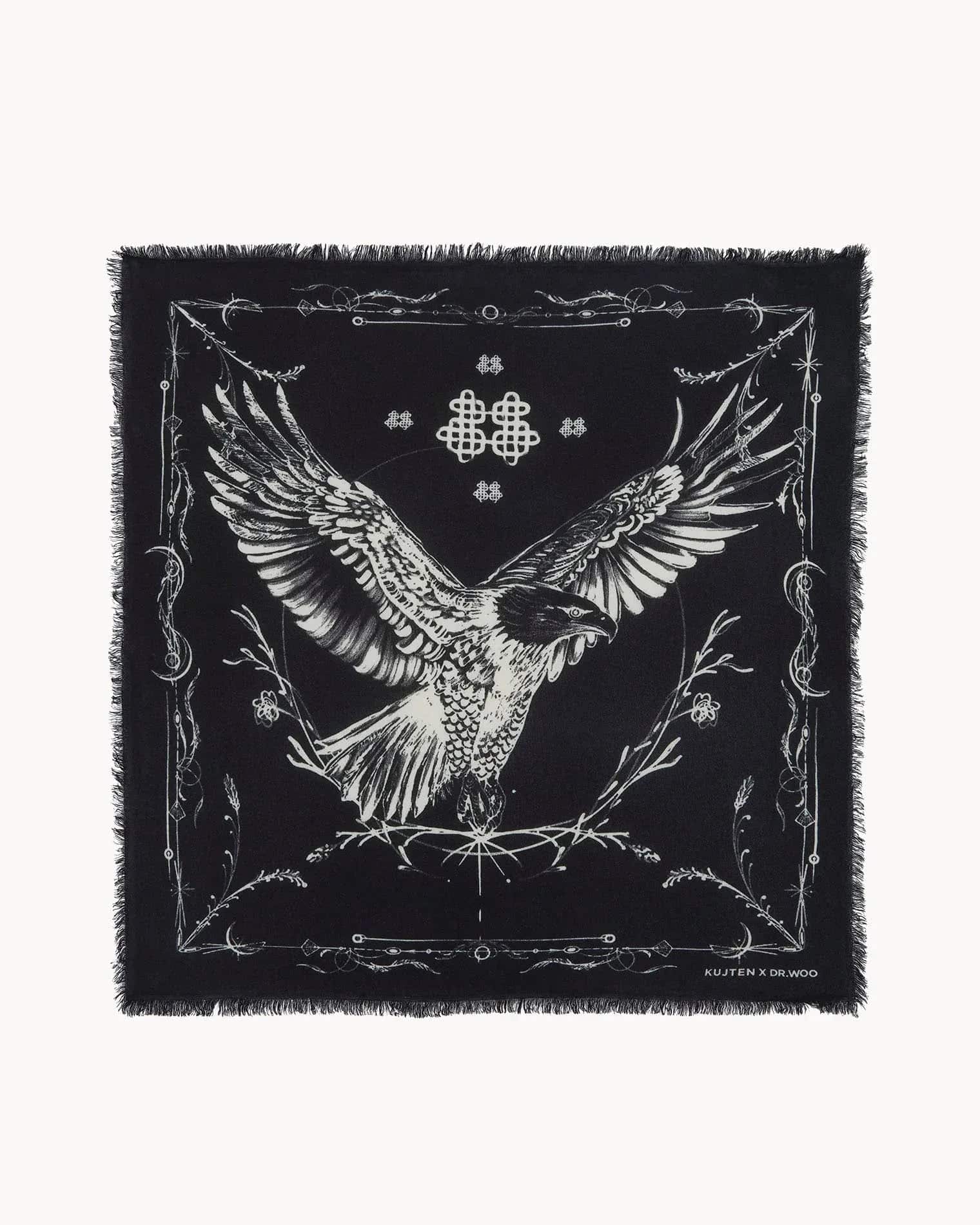 KUJTEN Large Bandana Washi Black – Bandana - Sneaker Türkiye