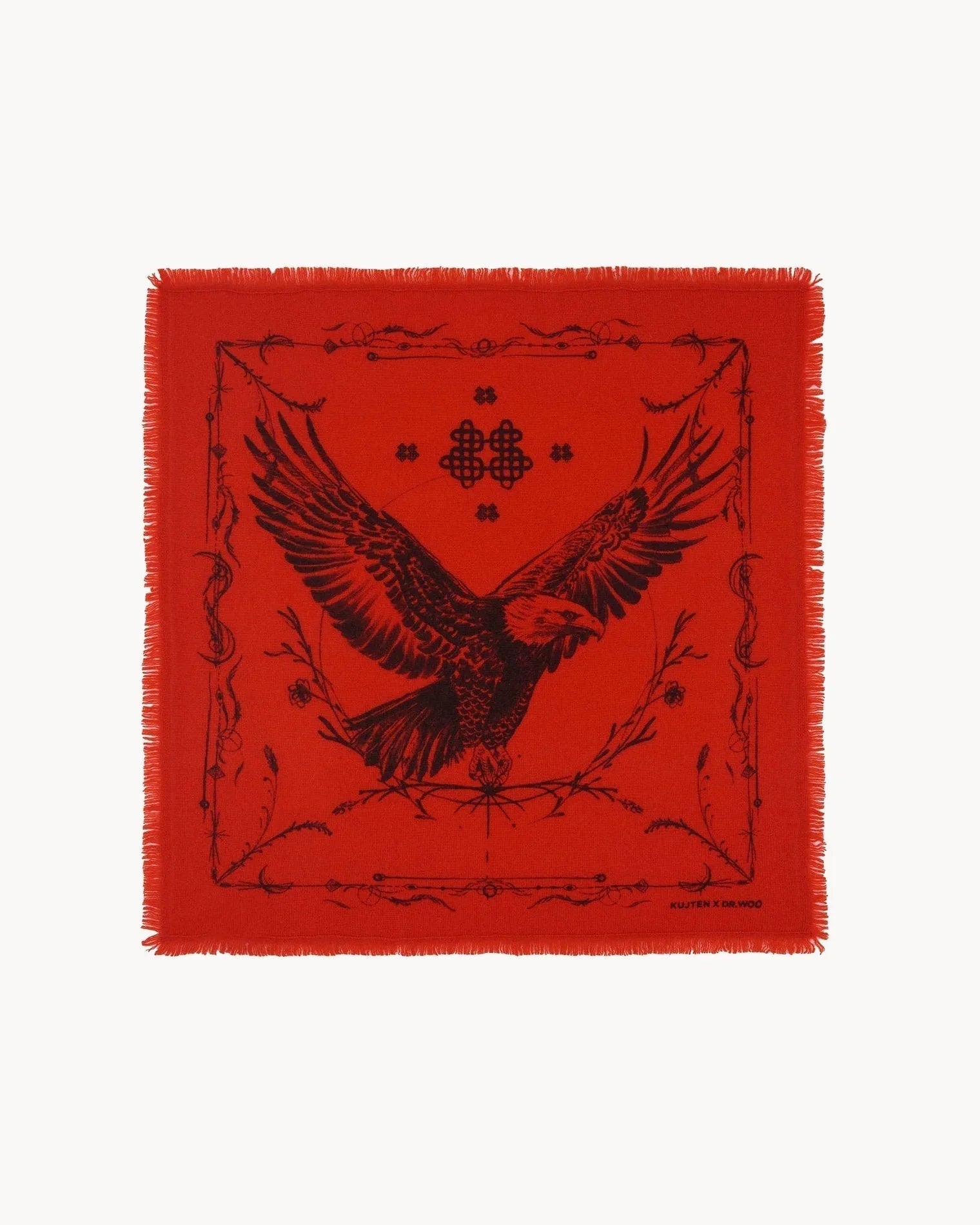KUJTEN Small Bandana Hilo Red Orange – Bandana - Sneaker Türkiye