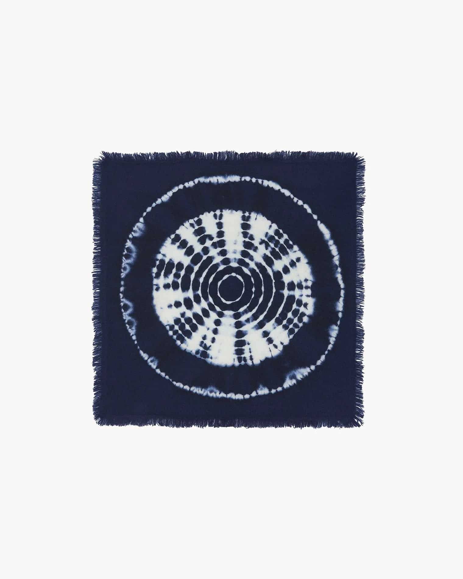 KUJTEN Small Bandana Hachi Circle Indigo Blue – Bandana - Sneaker Türkiye