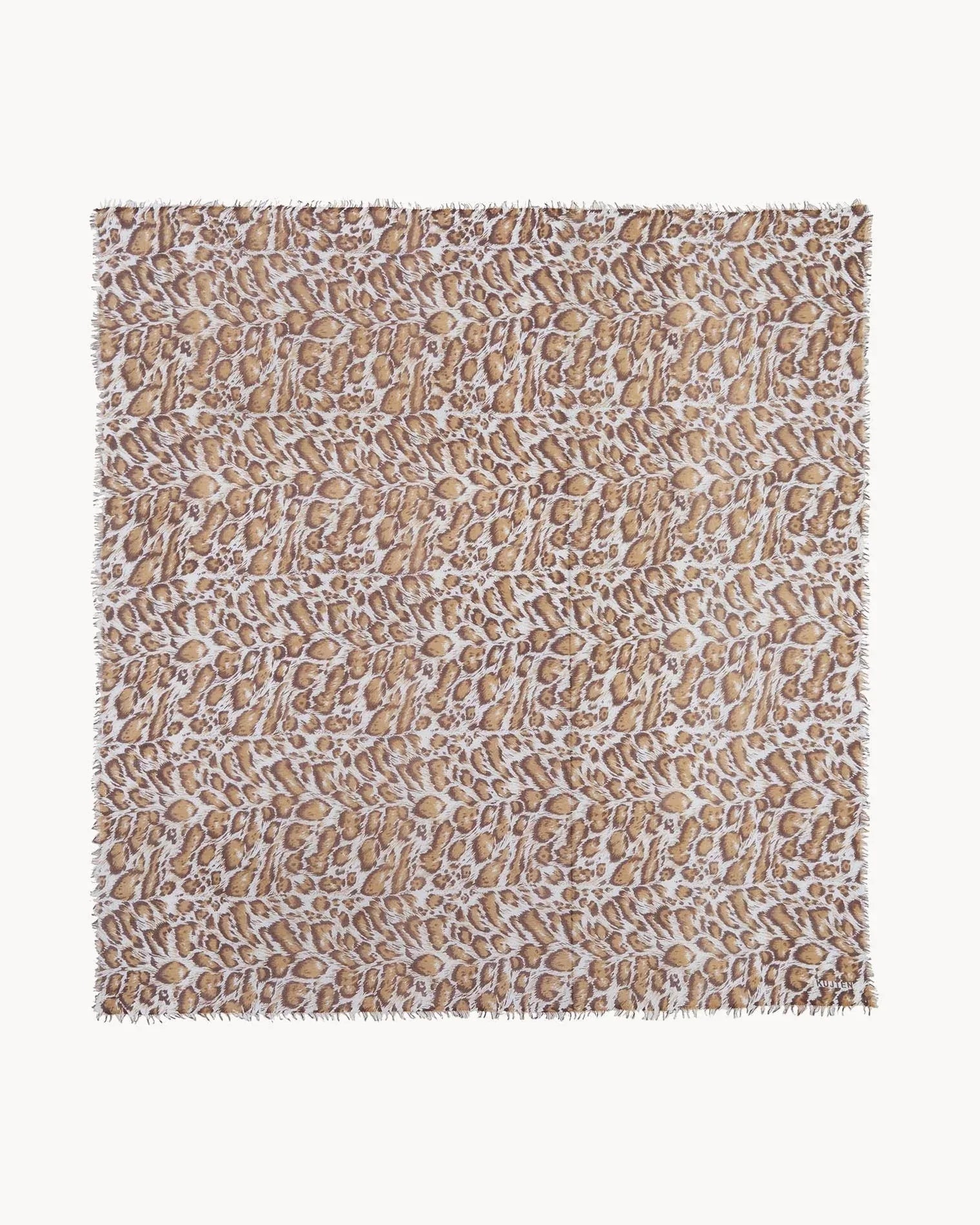 KUJTEN Bandana Effy Animal Leoprint Oats White – Bandana - Sneaker Türkiye