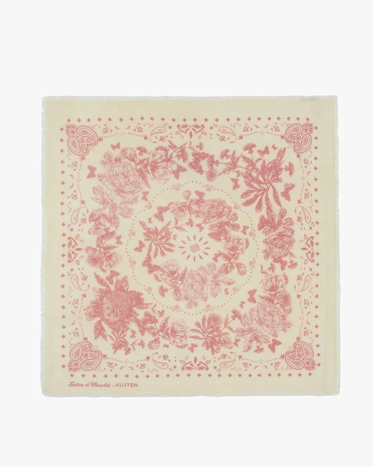 KUJTEN Large Bandana Camille Pink – Bandana - Sneaker Türkiye