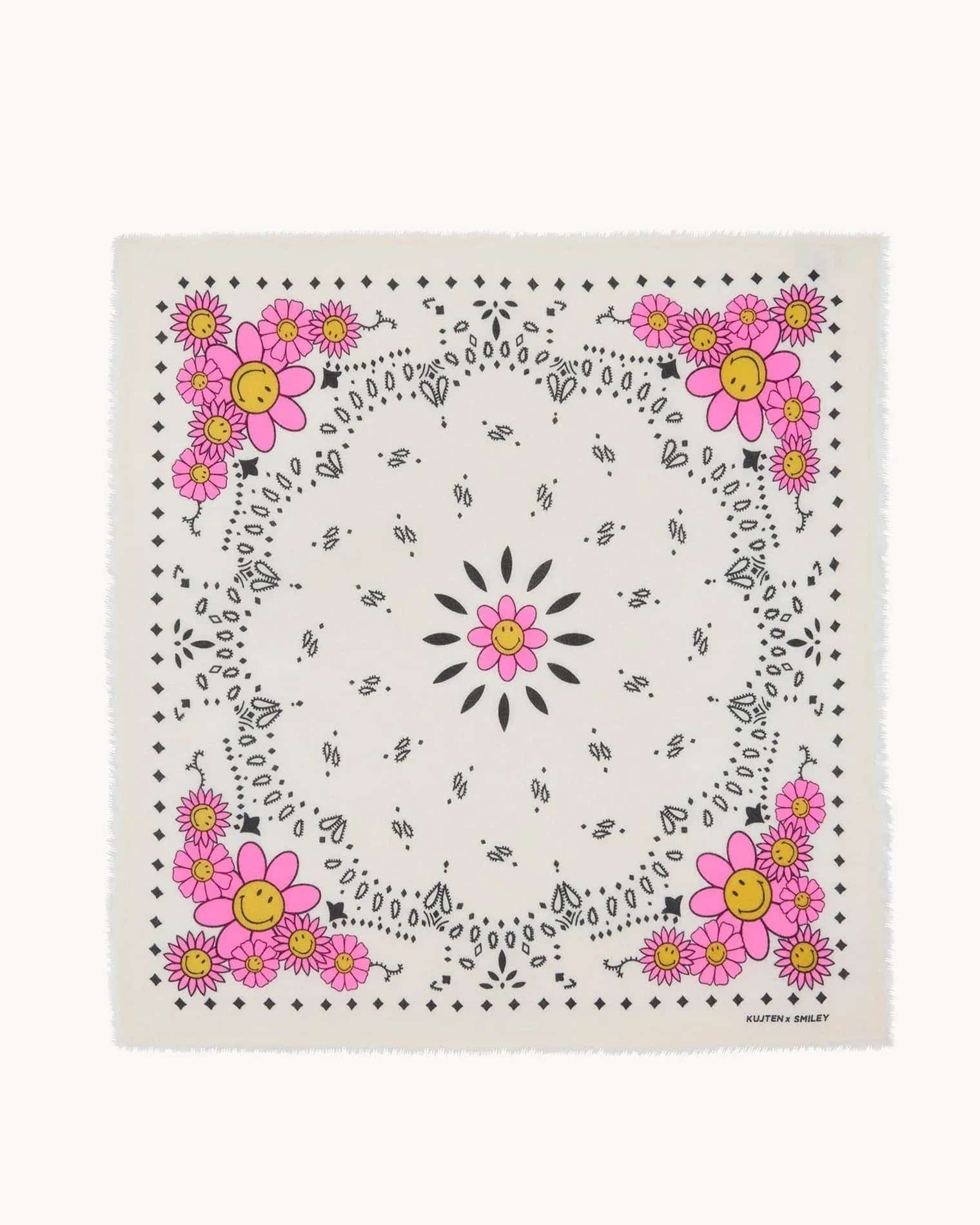 KUJTEN Bandana Hachiko Bico Smiley White – Bandana - Sneaker Türkiye
