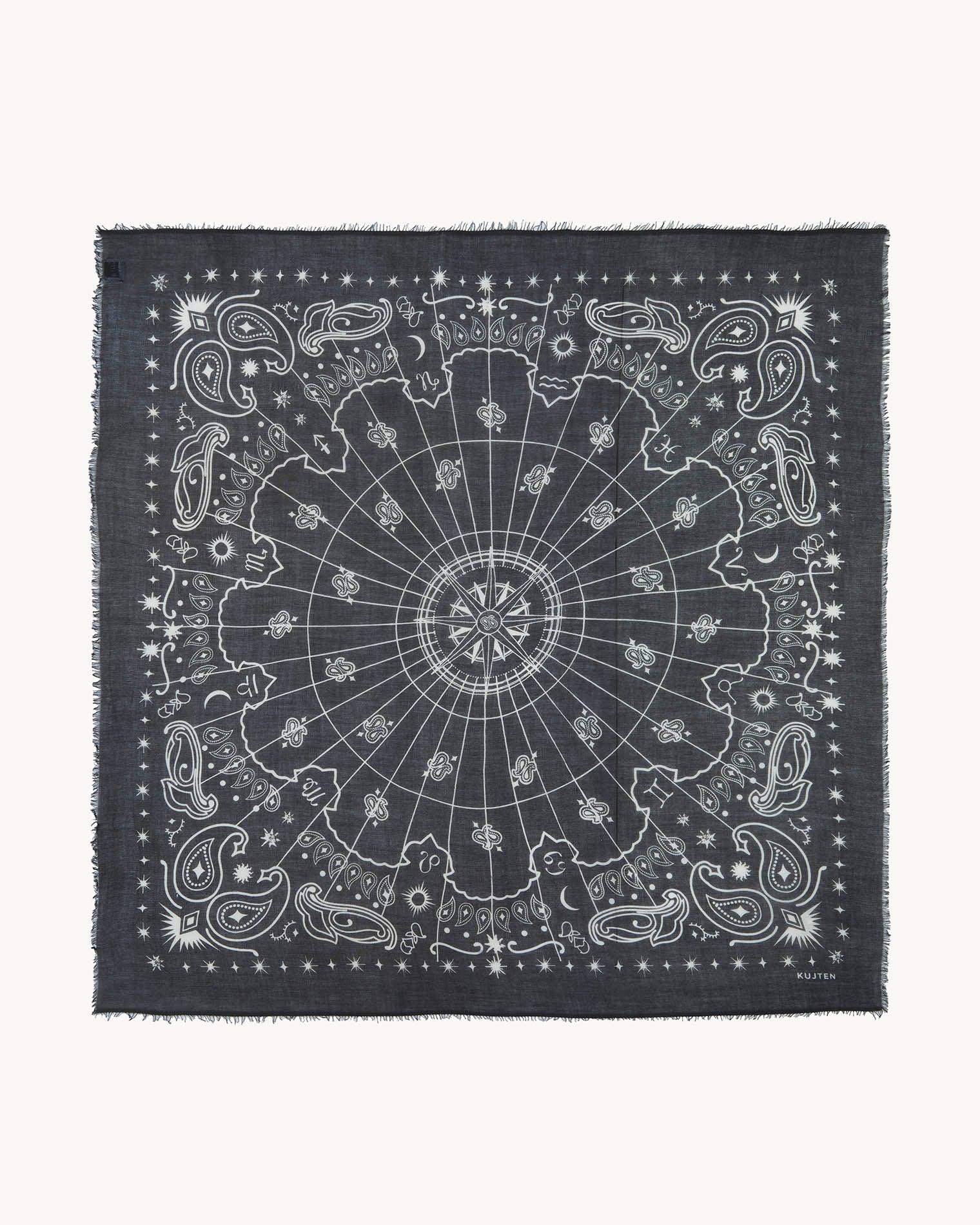 KUJTEN Extra Large Bandana Effy Astro Black – Bandana - Sneaker Türkiye