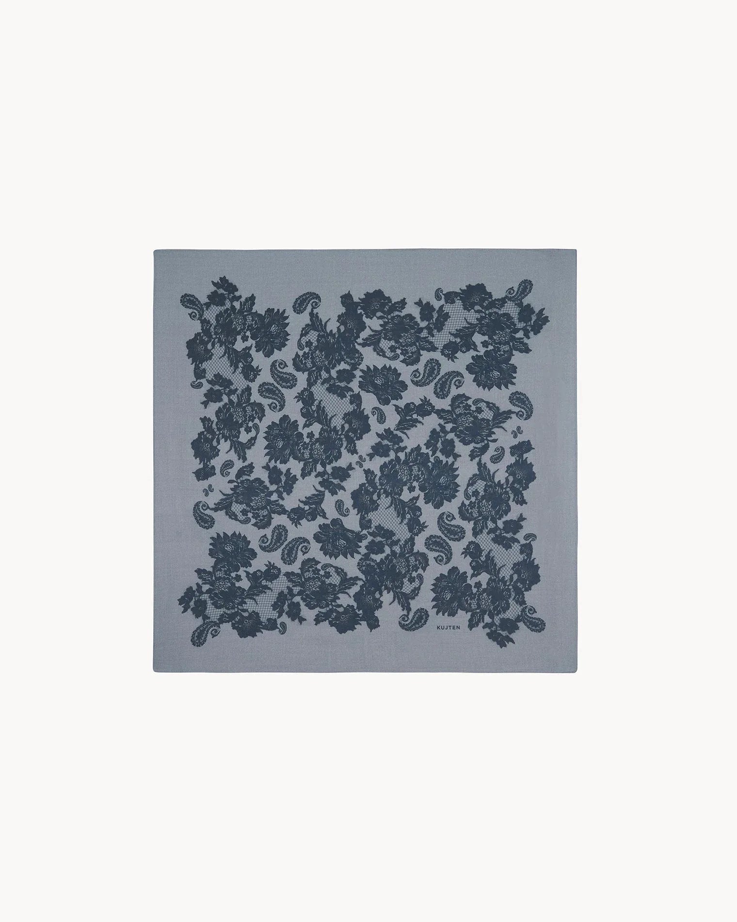 KUJTEN Small Bandana Hachi Lace Flannel Gray – Bandana - Sneaker Türkiye