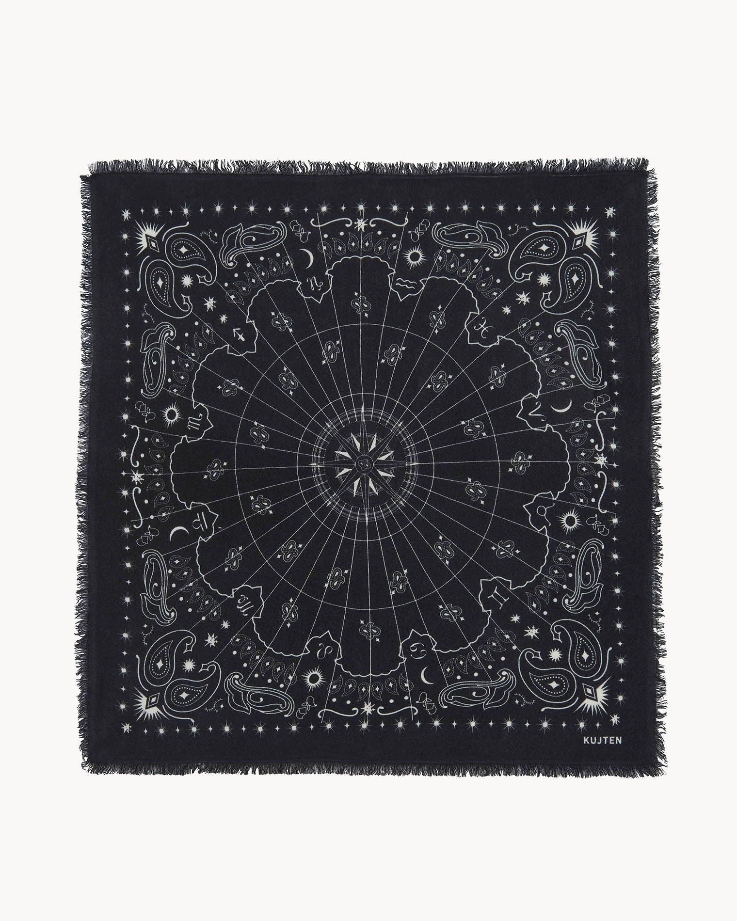 KUJTEN Large Bandana Hachiko Astro Black – Bandana - Sneaker Türkiye