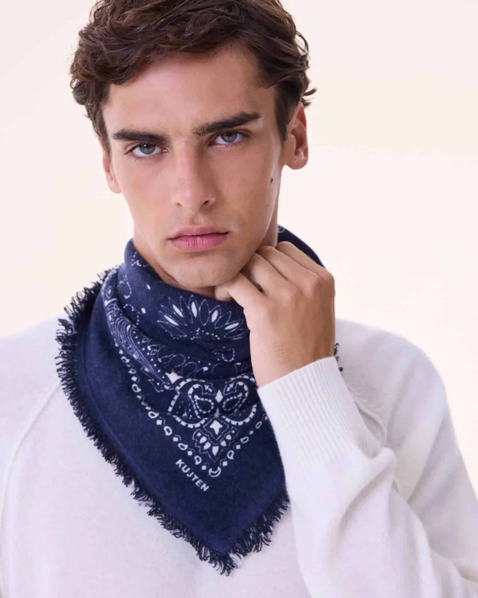 KUJTEN Small Bandana Hachi Dark Navy Blue – Bandana - Sneaker Türkiye