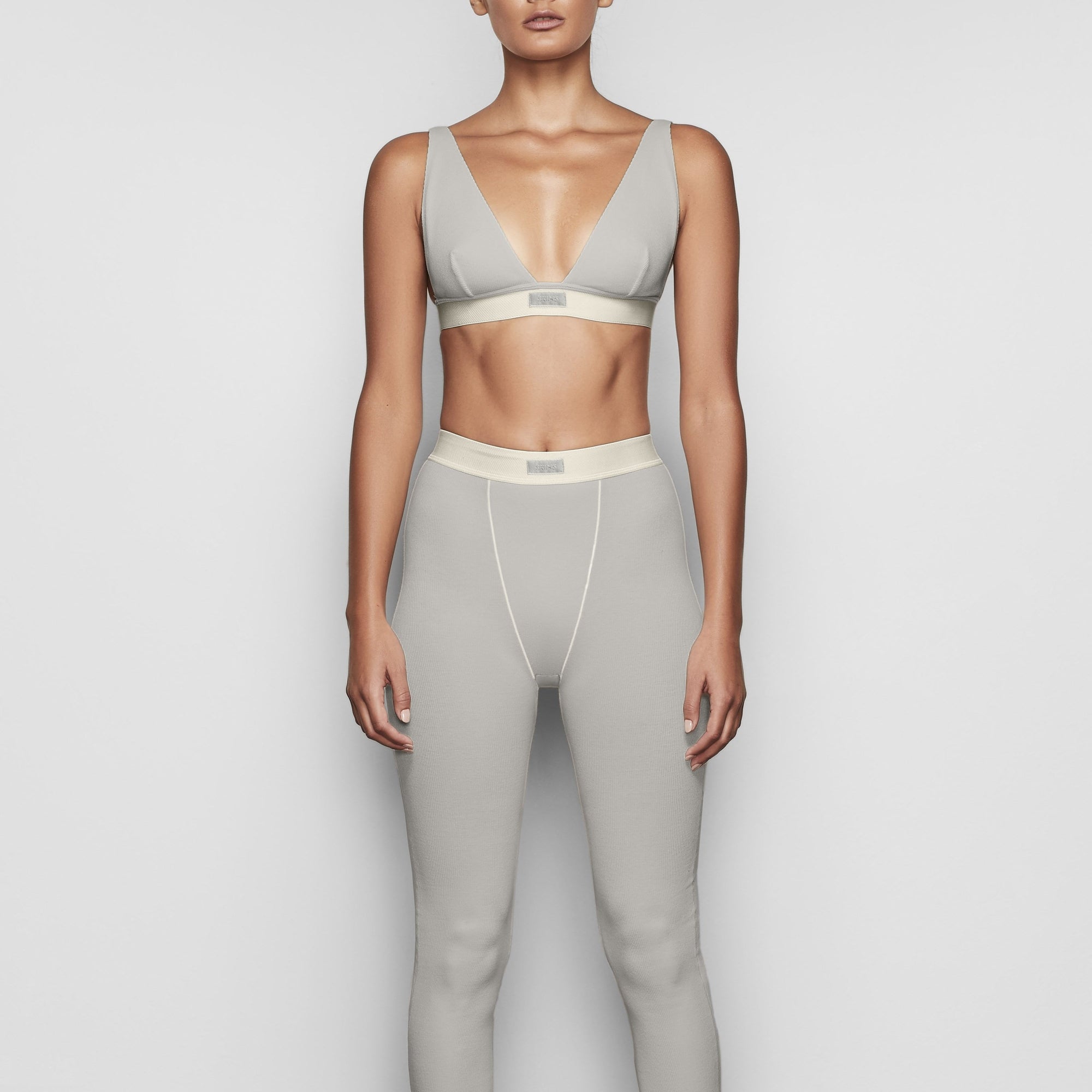 SKIMS COTTON RIB LEGGING | MINERAL - Sneaker Türkiye