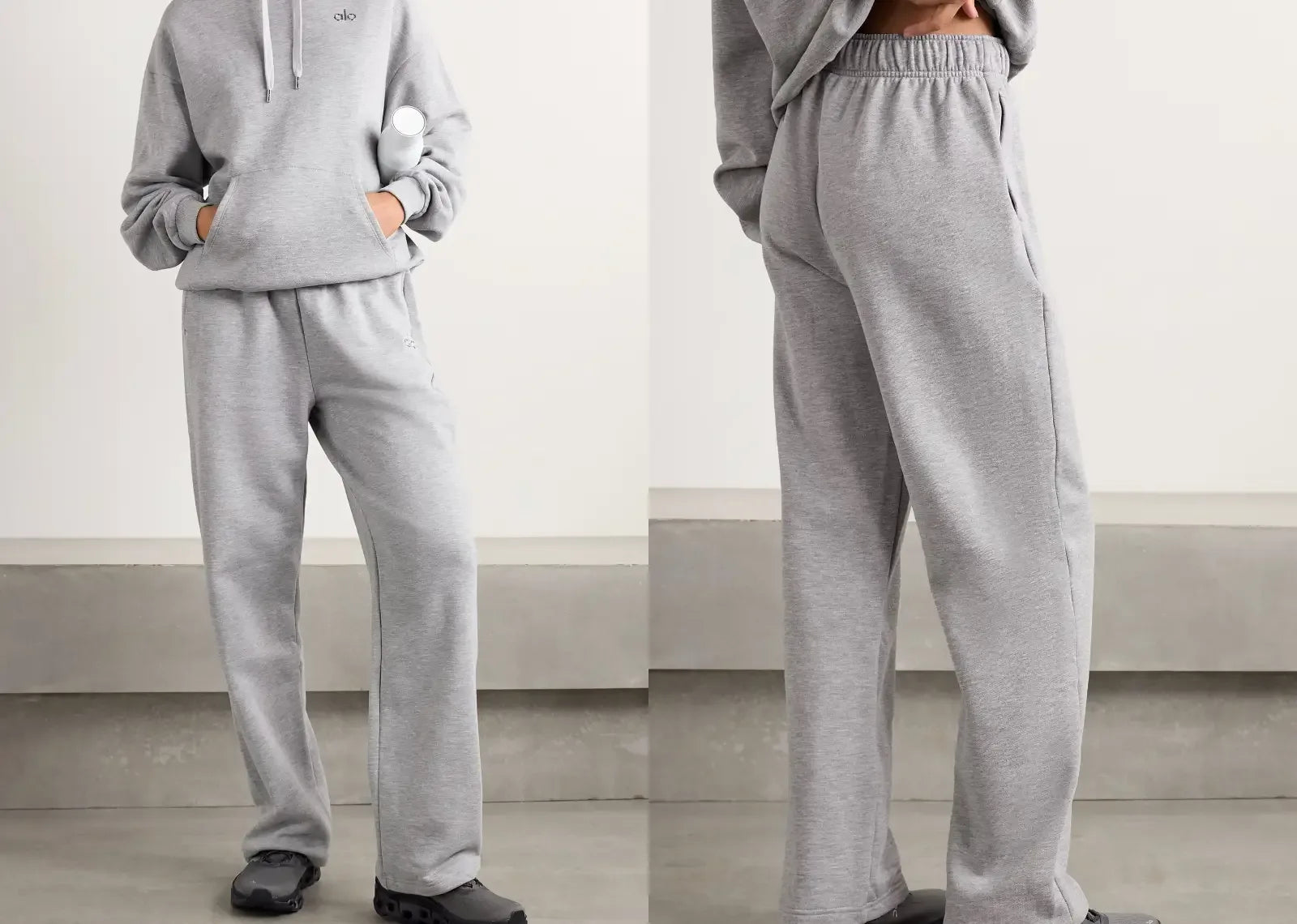 Alo Yoga Accolade Straight Leg Sweatpant Gray - Sneaker Türkiye