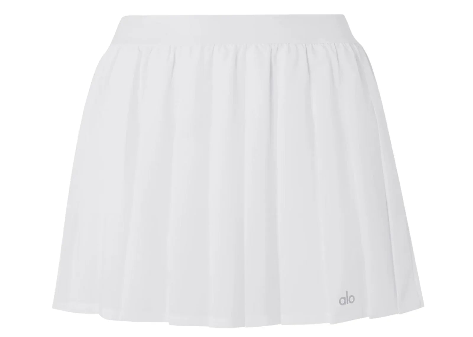 Alo Yoga Varsity Pleated Tennis Skirt White - Sneaker Türkiye