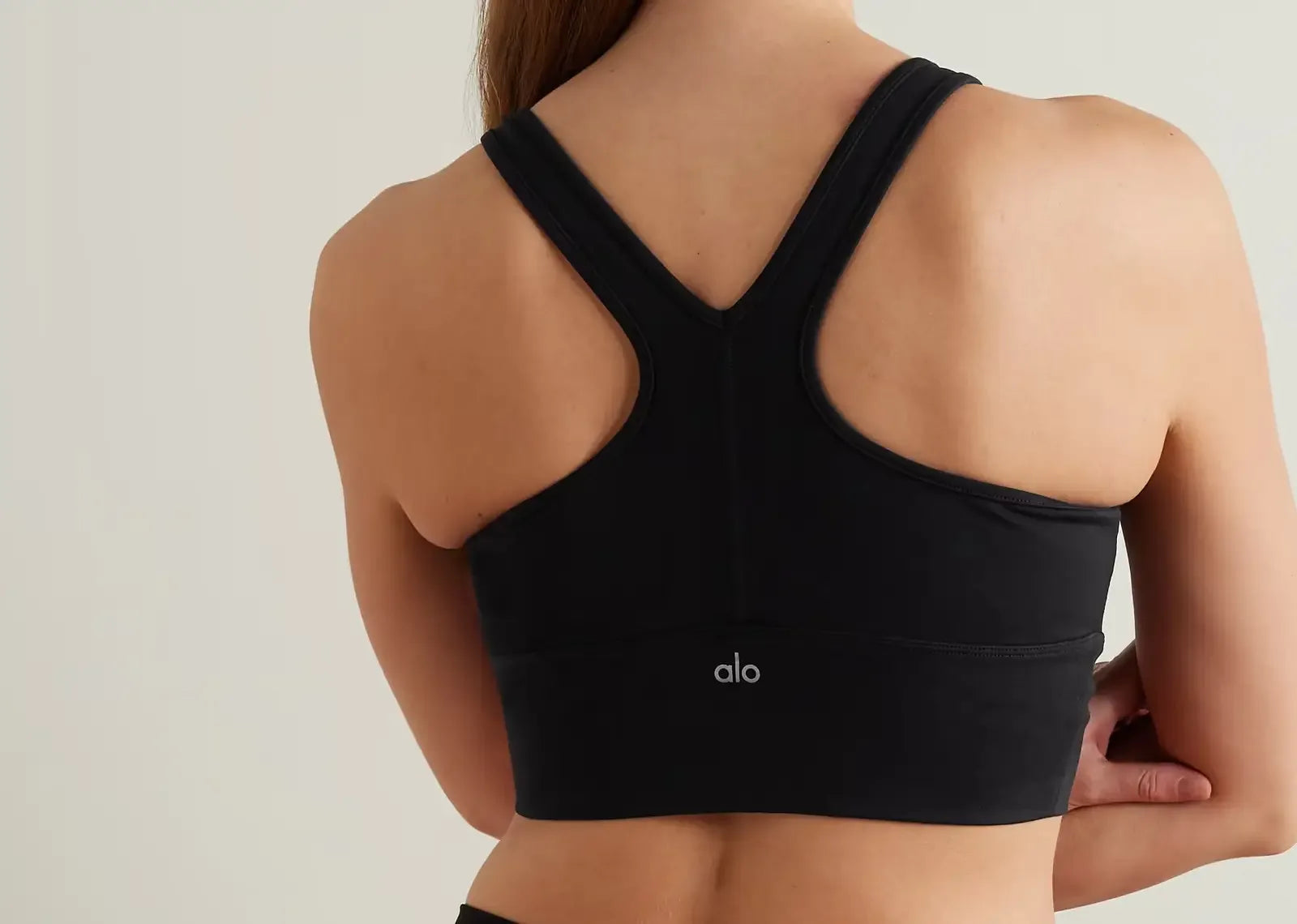 Alo Yoga Wild Thing Ruched Airbrush Sports Bra Black - Sneaker Türkiye