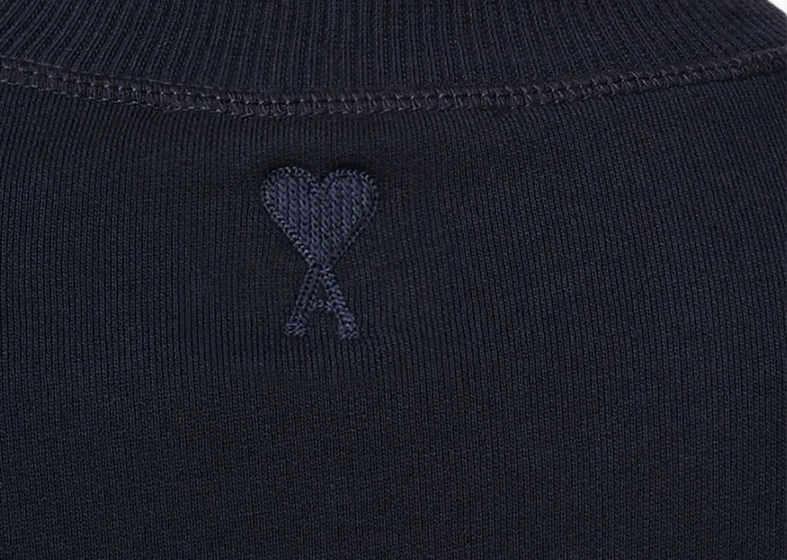 Ami Paris Ami Alexandre Mattiussi Print Sweatshirt Navy Blue - Sneaker Türkiye