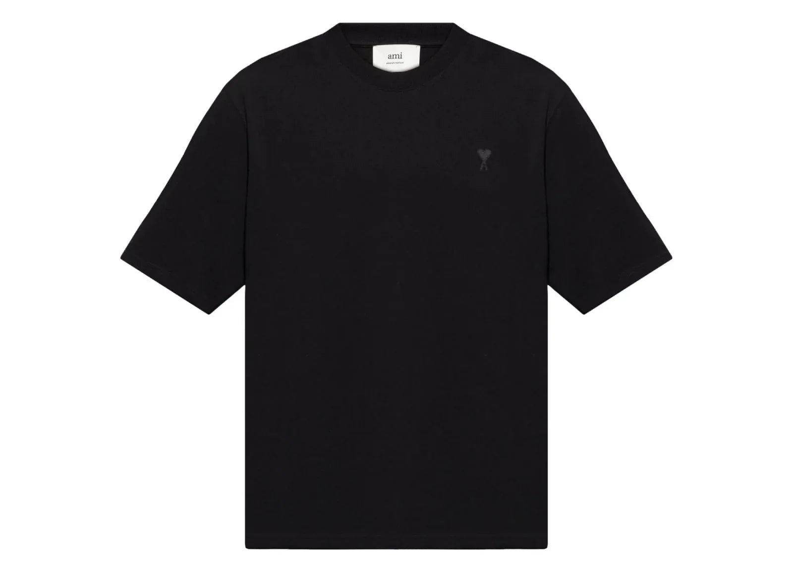 Ami Paris Ami De Coeur Crew Neck T-Shirt Black - Sneaker Türkiye
