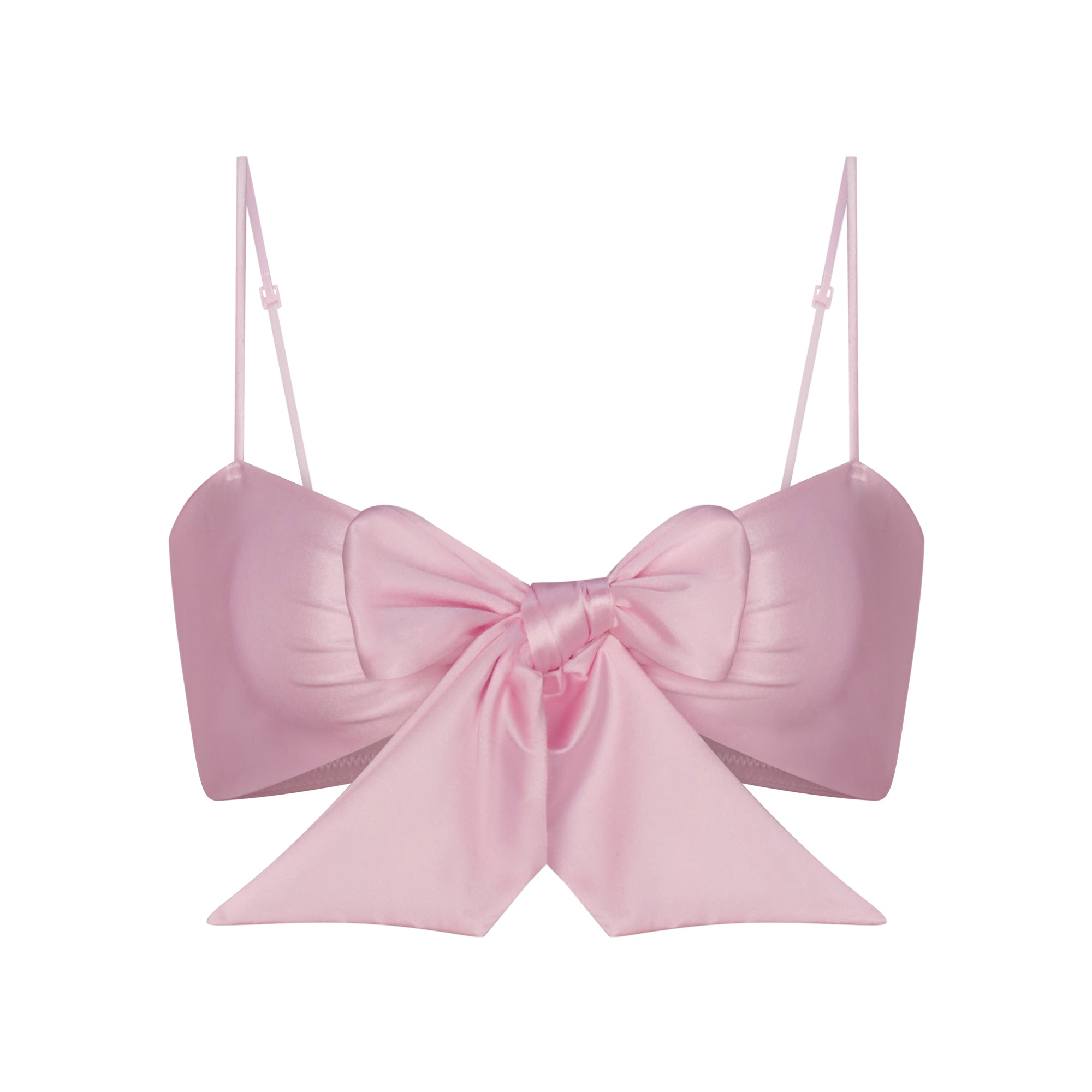 SKIMS STRETCH SATIN TIE FRONT BRALETTE | HALITE - Sneaker Türkiye