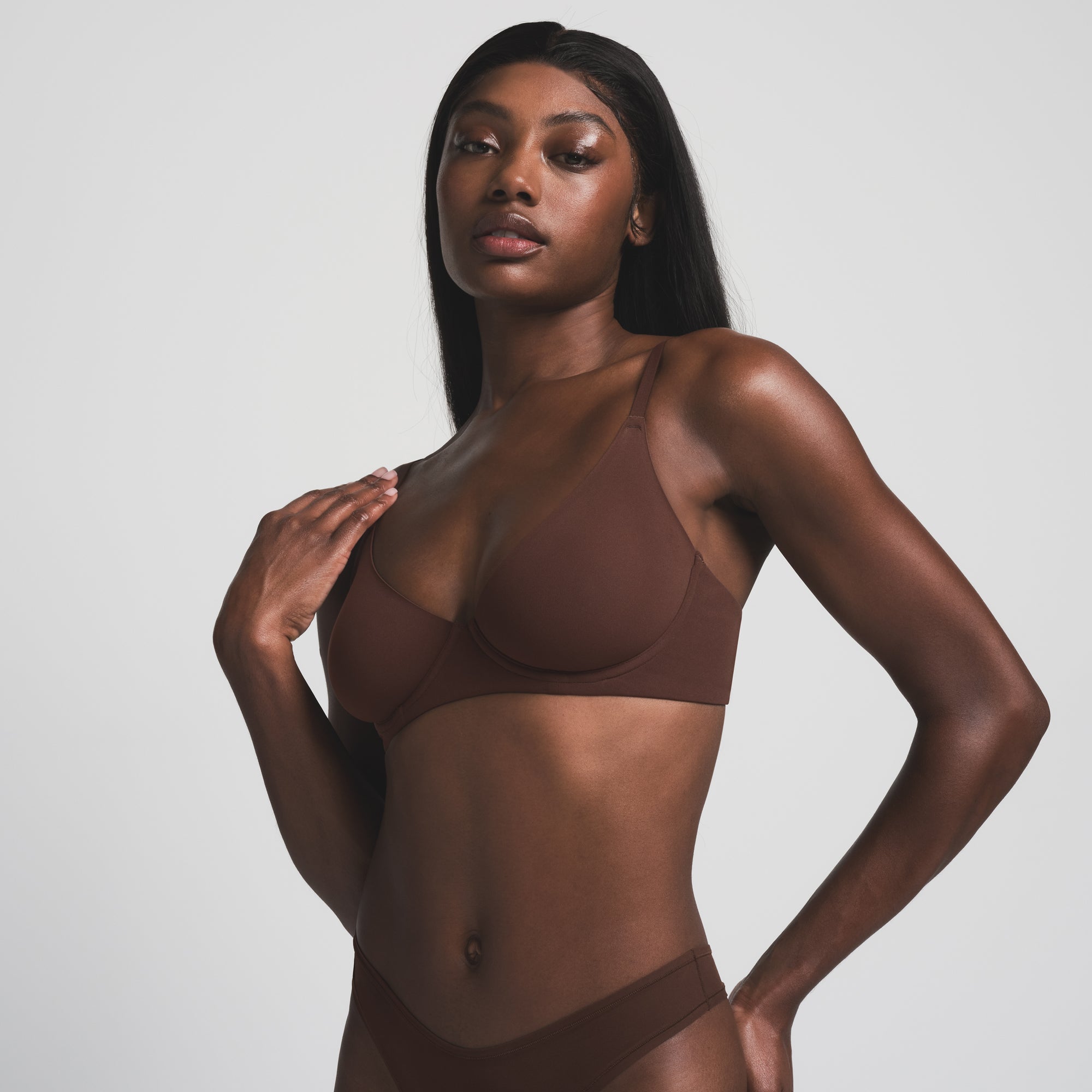 SKIMS FITS EVERYBODY UNLINED DEMI BRA | COCOA - Sneaker Türkiye