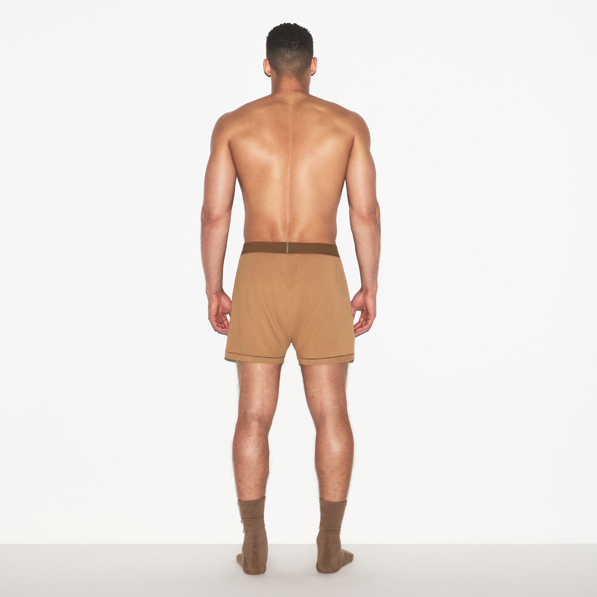SKIMS COTTON MENS KNIT BOXER 3-PACK | RUSSET MULTI - Sneaker Türkiye