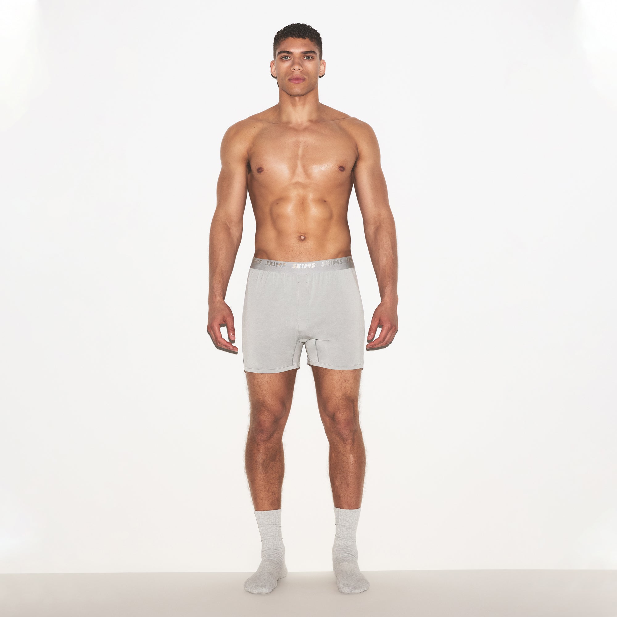 SKIMS STRETCH MENS KNIT BOXER 3-PACK | GUNMETAL MULTI - Sneaker Türkiye