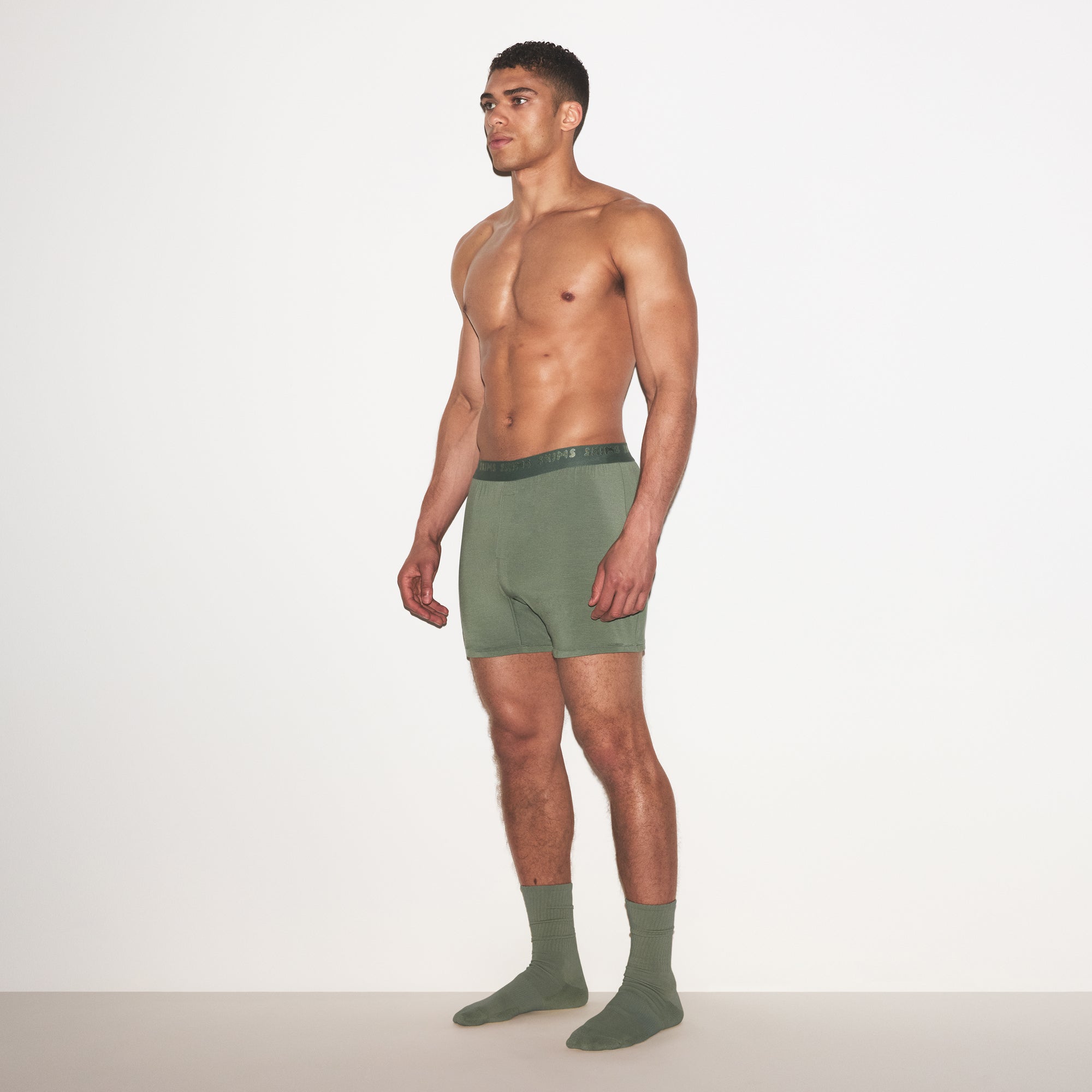 SKIMS STRETCH MENS KNIT BOXER 3-PACK | LAUREL MULTI - Sneaker Türkiye