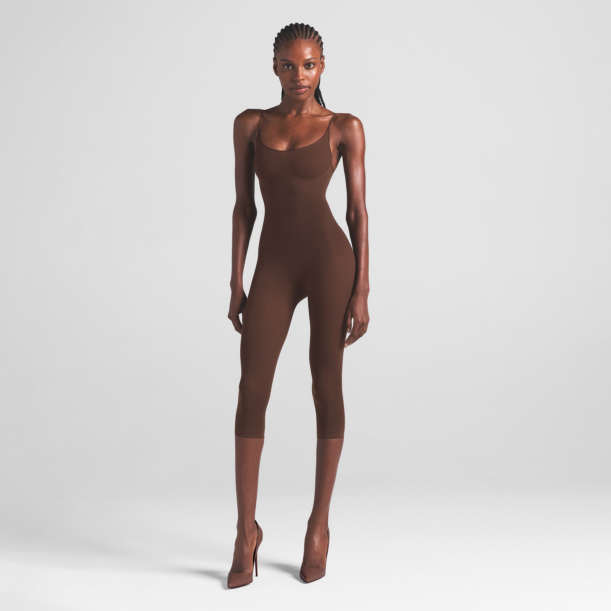 SKIMS SHEER SEAMLESS CATSUIT | COCOA - Sneaker Türkiye