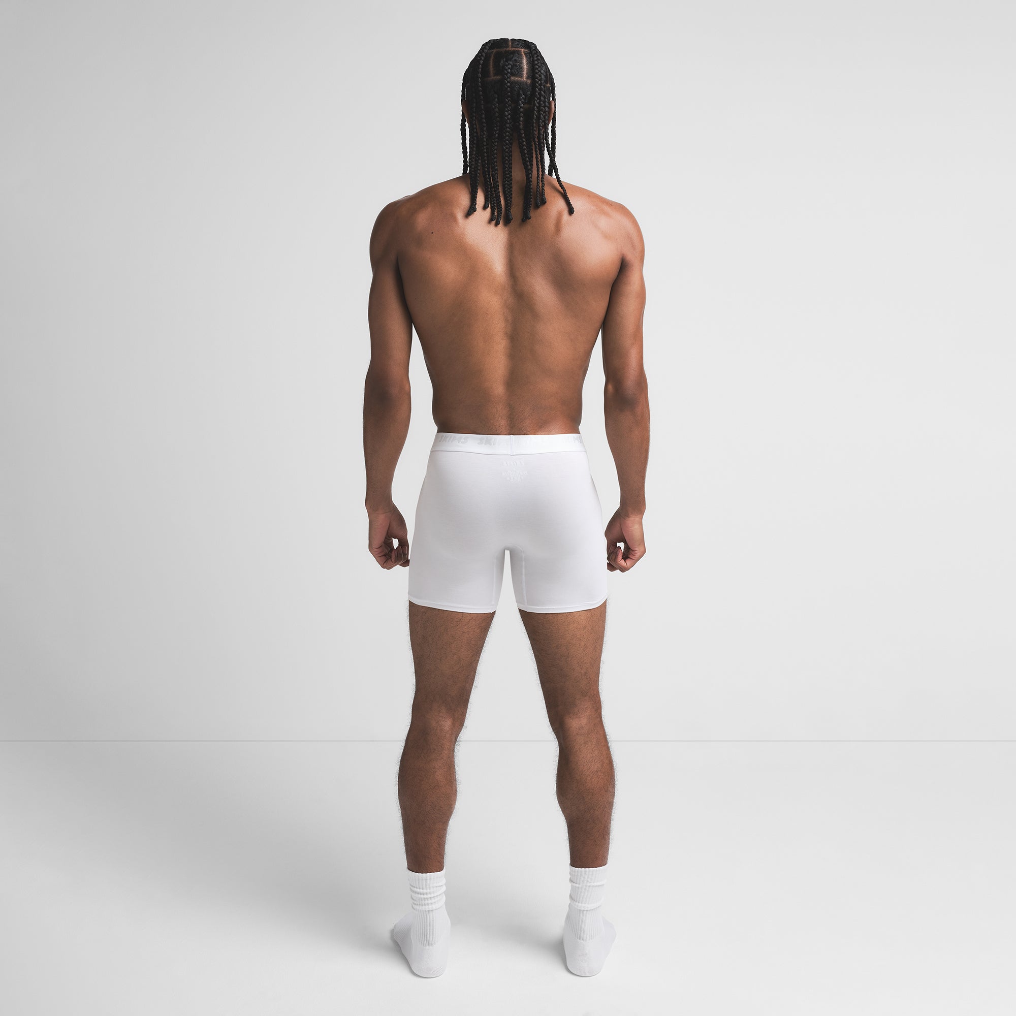 SKIMS STRETCH MENS 5″ BOXER BRIEF | CHALK - Sneaker Türkiye
