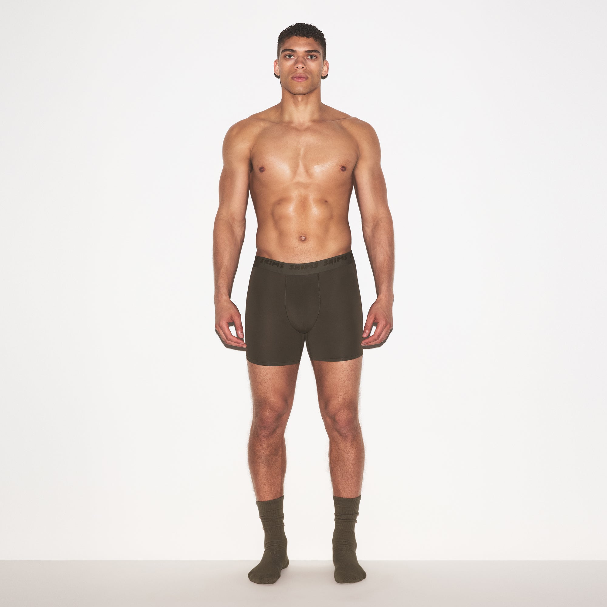 SKIMS STRETCH MENS 5″ BOXER BRIEF | LODEN - Sneaker Türkiye