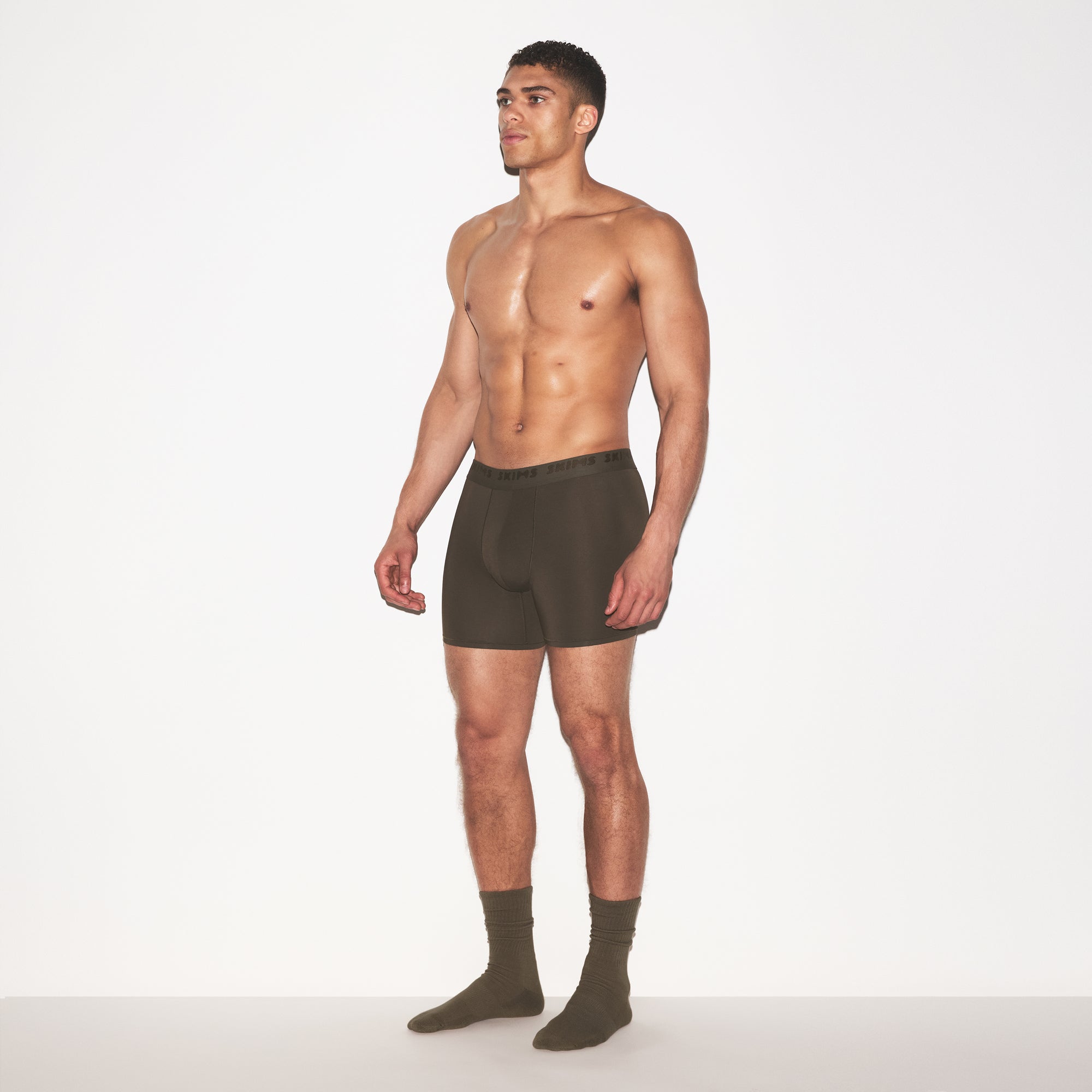 SKIMS STRETCH MENS 5″ BOXER BRIEF | LODEN - Sneaker Türkiye