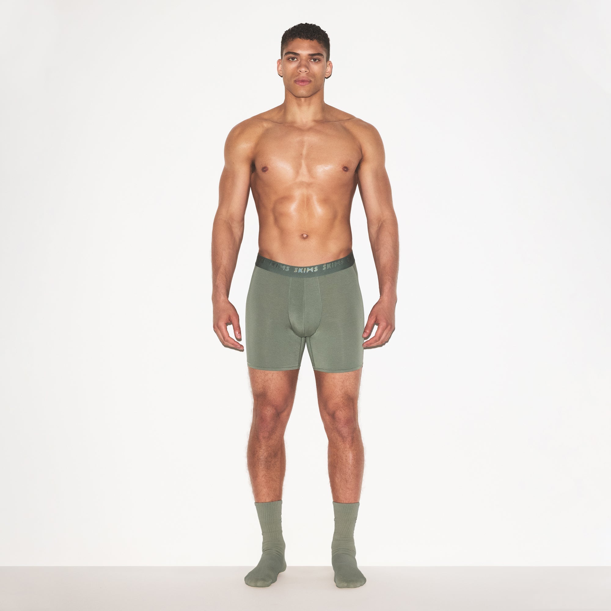 SKIMS STRETCH MENS 5″ BOXER BRIEF | LAUREL - Sneaker Türkiye