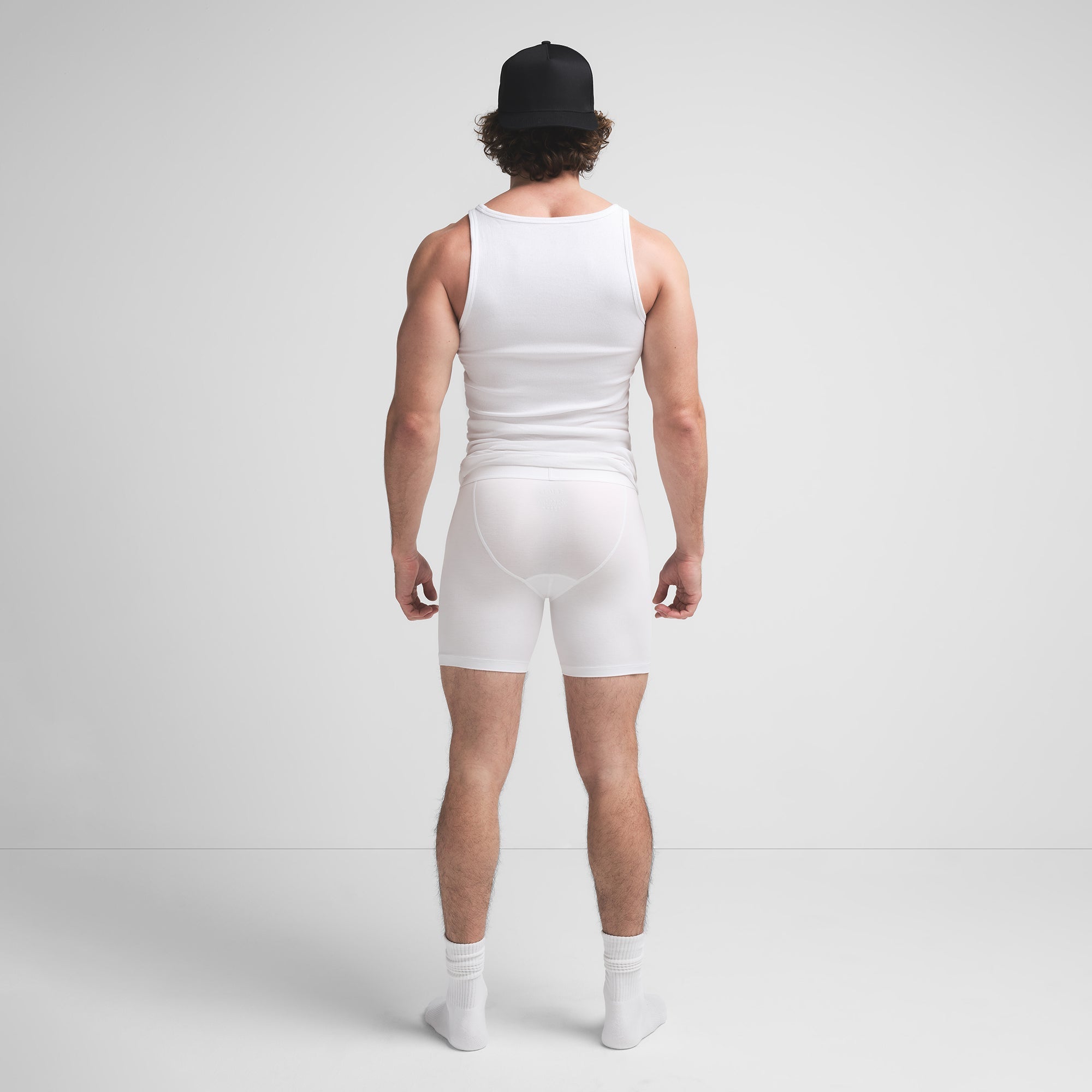 SKIMS COTTON MENS 5″ BOXER BRIEF | CHALK - Sneaker Türkiye