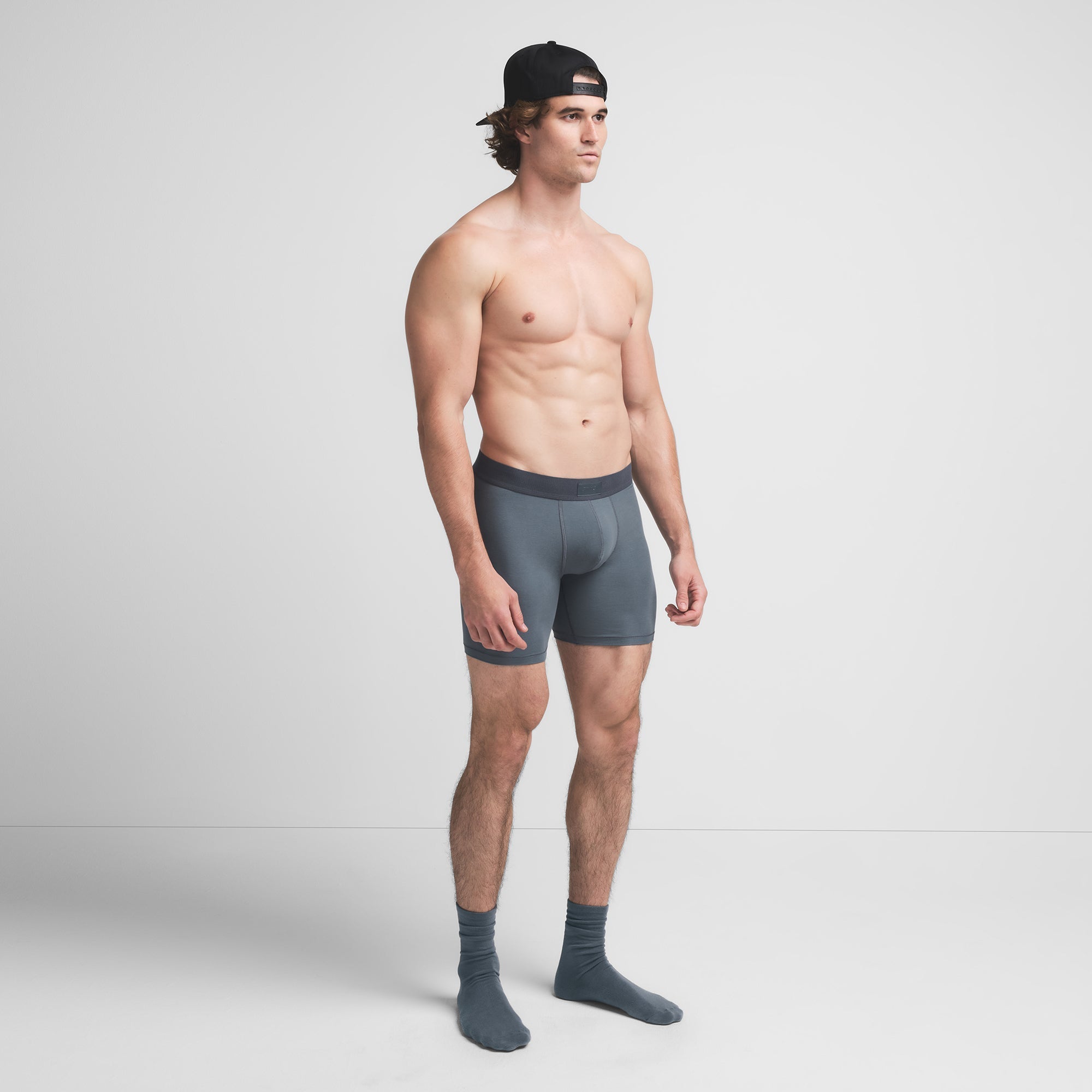 SKIMS COTTON MENS 5″ BOXER BRIEF | KYANITE - Sneaker Türkiye